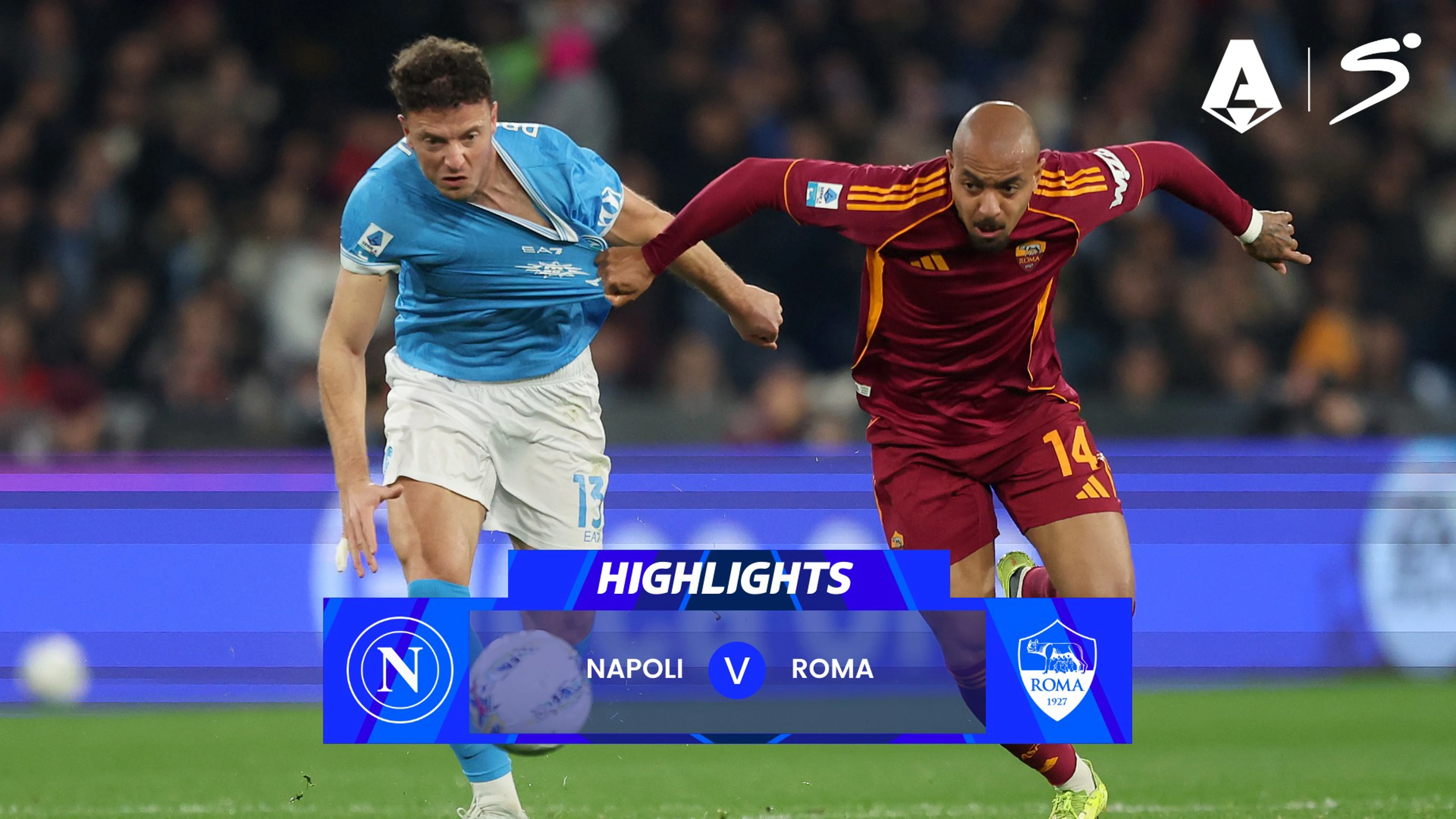 Napoli v Roma | Match Highlights | Italian Serie A
