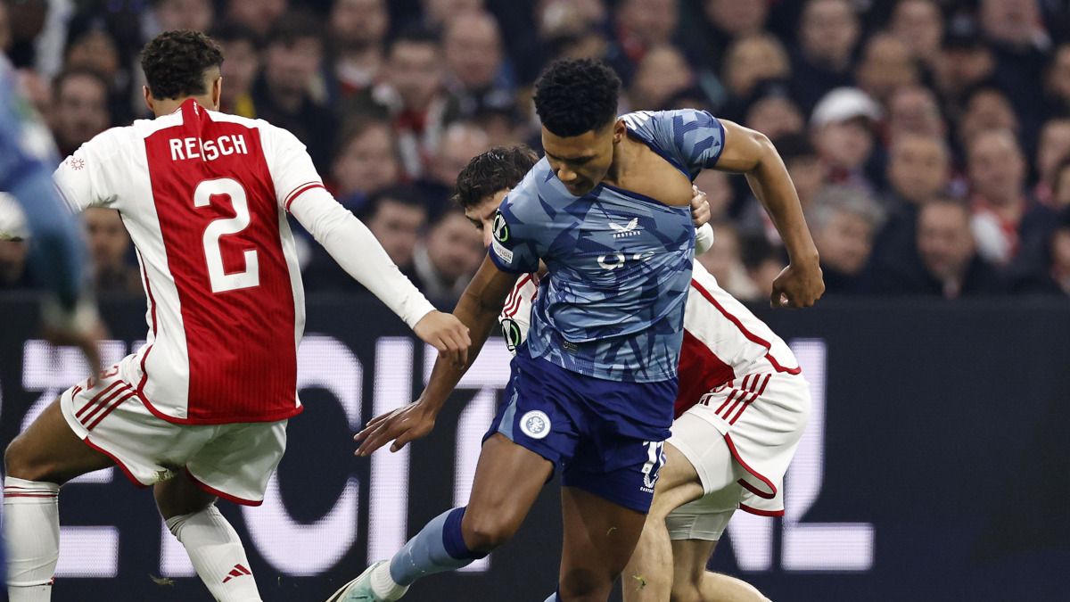 Villa draw blank at Ajax in Europa Conference League last 16