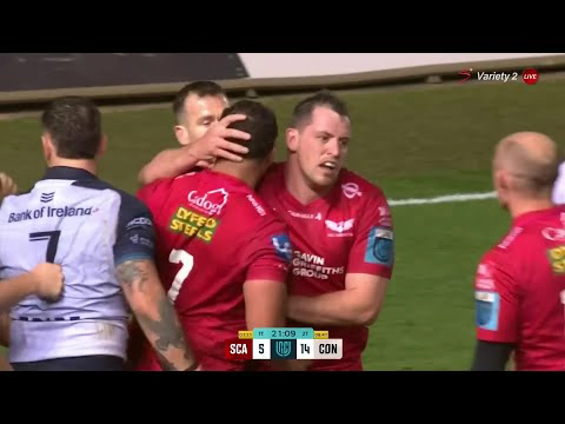 Gareth Davies | 22ⁿᵈ Minute Try v Connacht Rugby