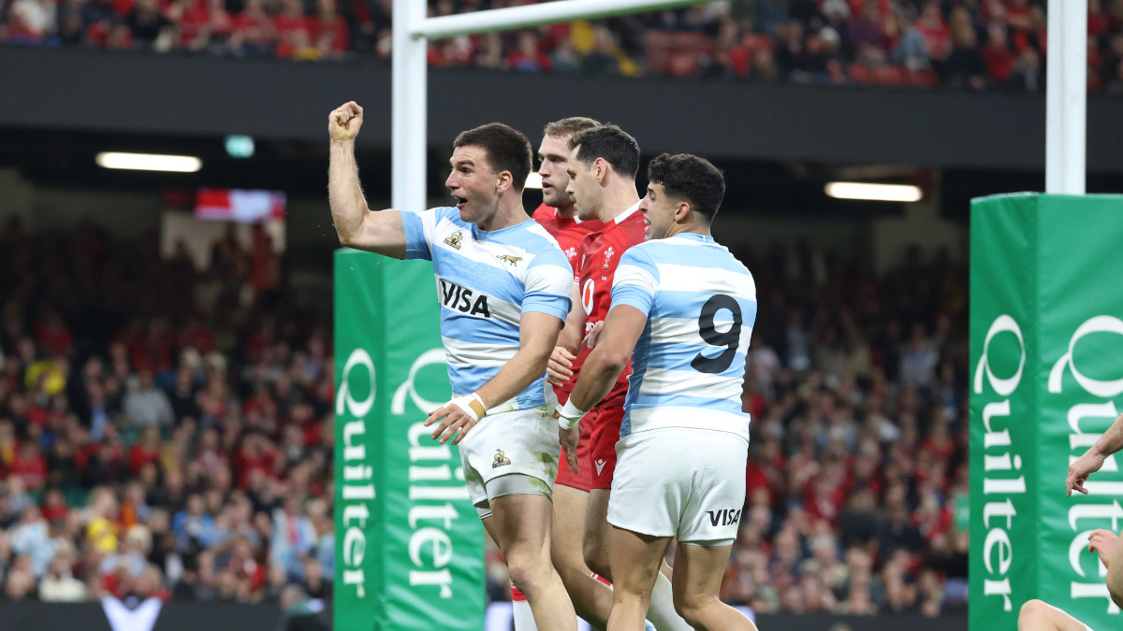 Pumas maul Wales as Tandy's first game in charge ends in defeat