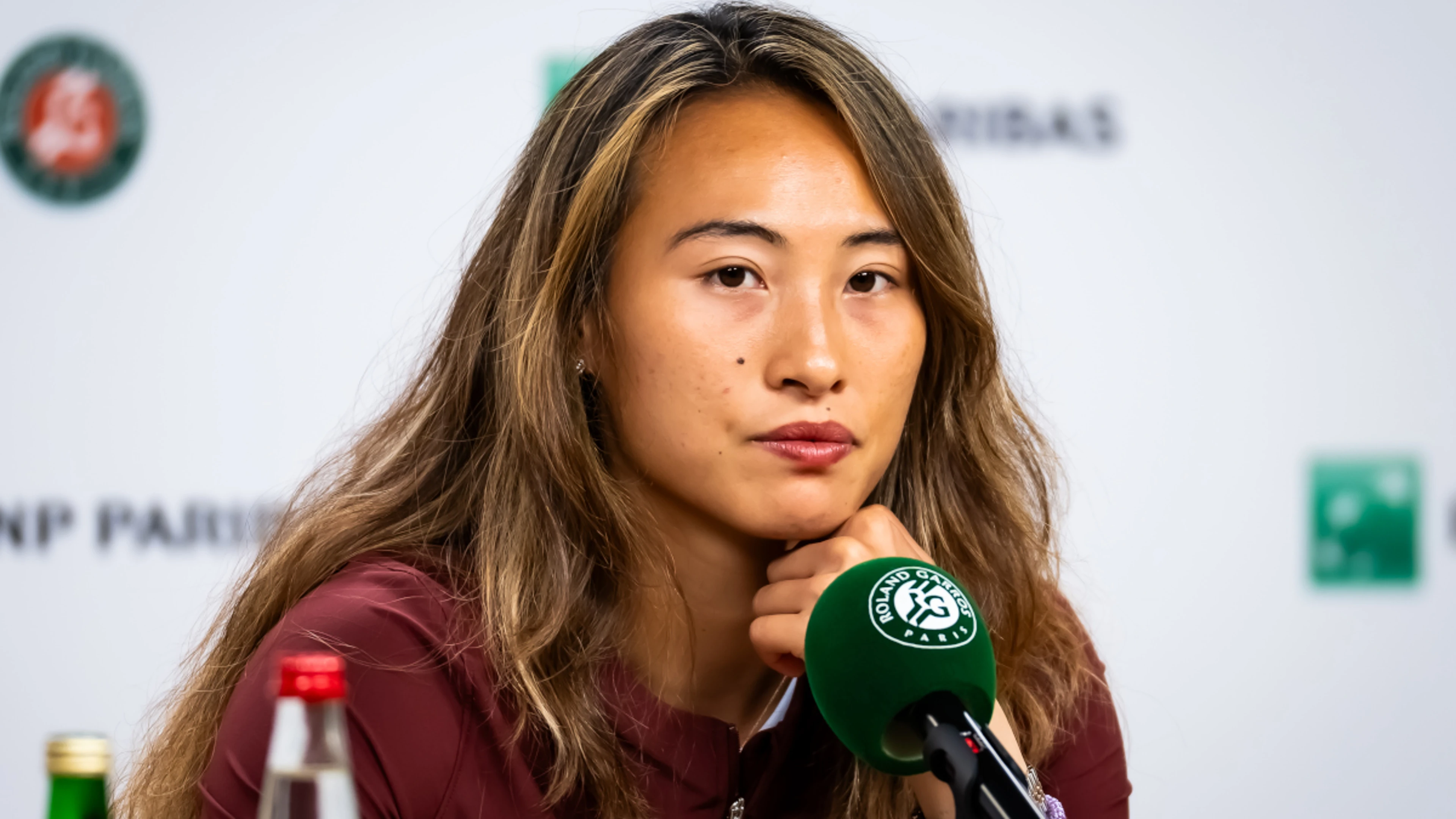 Zheng feeling the love in Paris but wary of 'hungry' Mboko