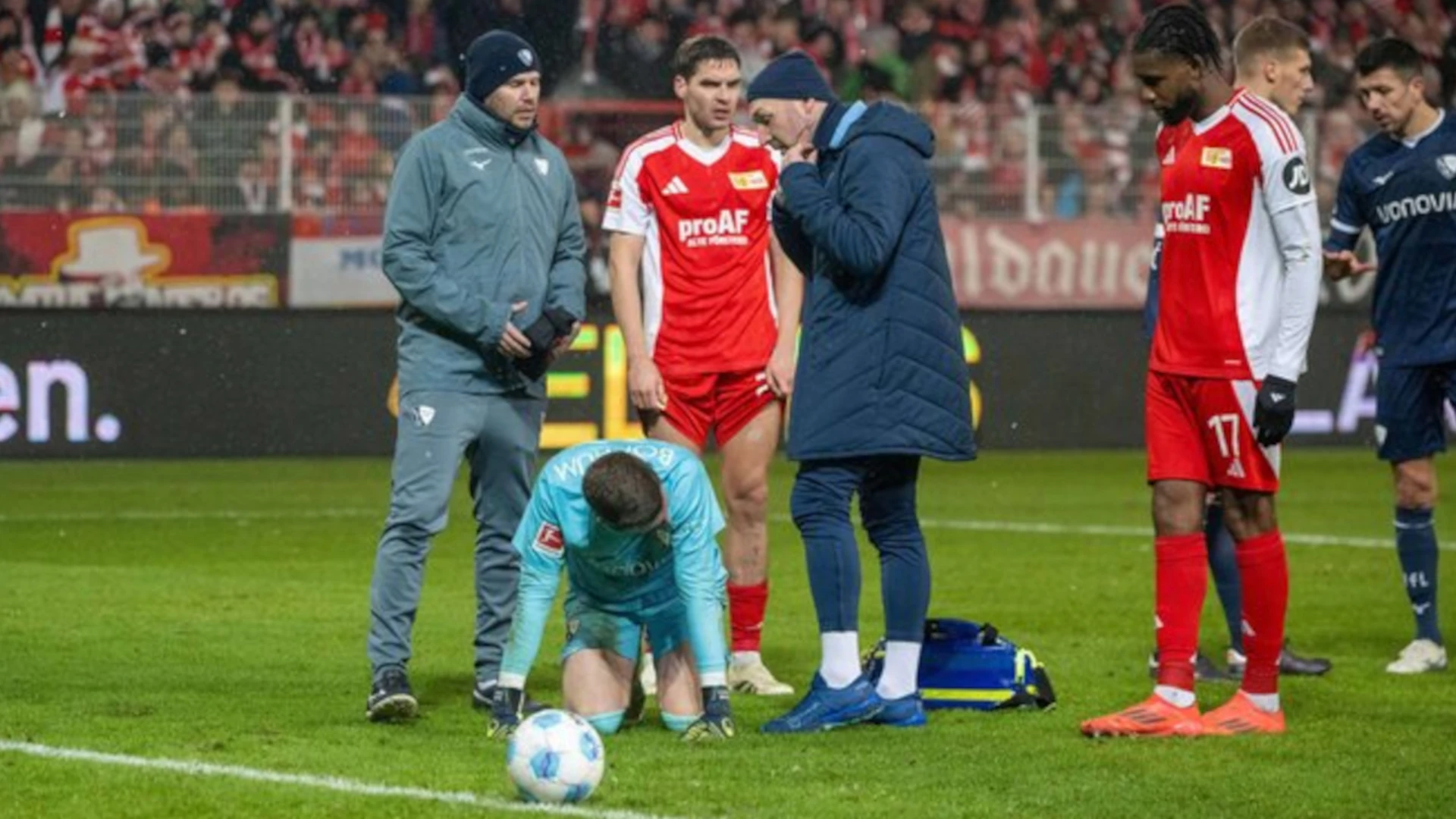 Bochum awarded win over Union Berlin after keeper hit by lighter