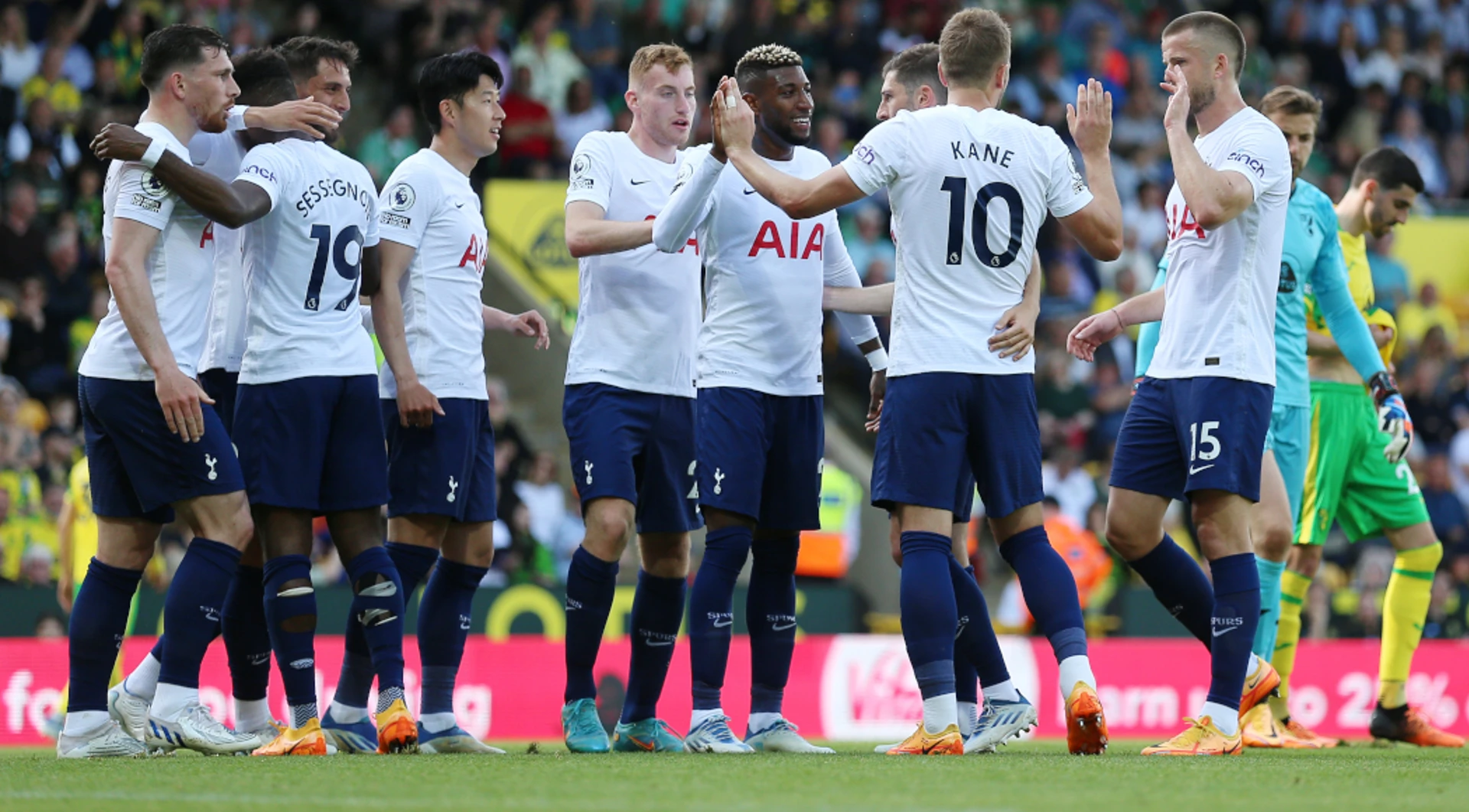 Tottenham seal UCL spot with win at Norwich