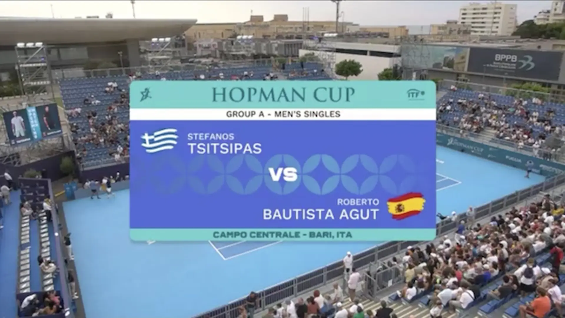 Tsitsipas v Bautista Agut | Match Highlights | Hopman Cup