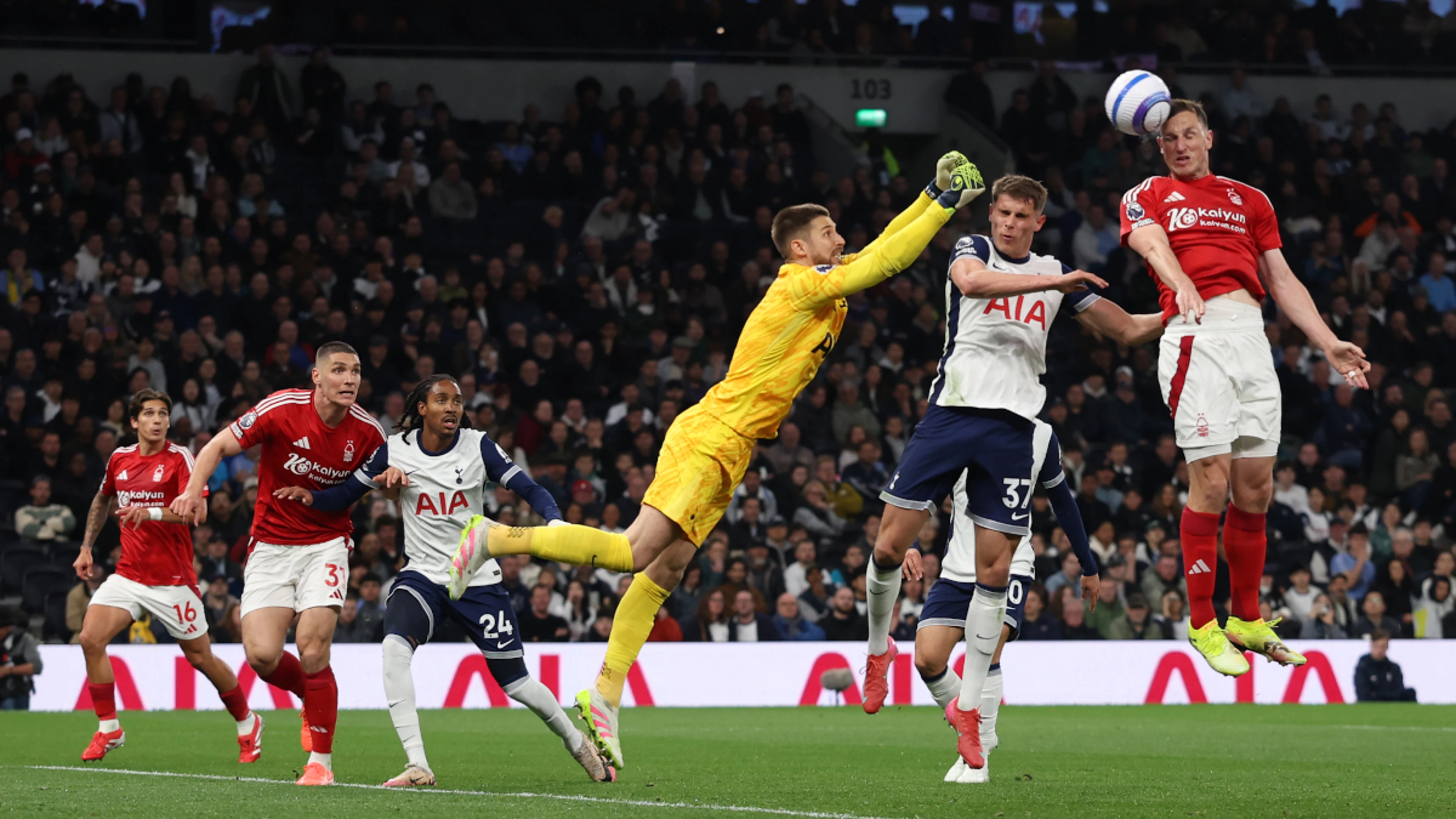 Wood on target as Forest beat Tottenham to go third