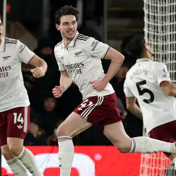 TITLE GAP GROWS: Rice double at Bournemouth puts Arsenal six points clear