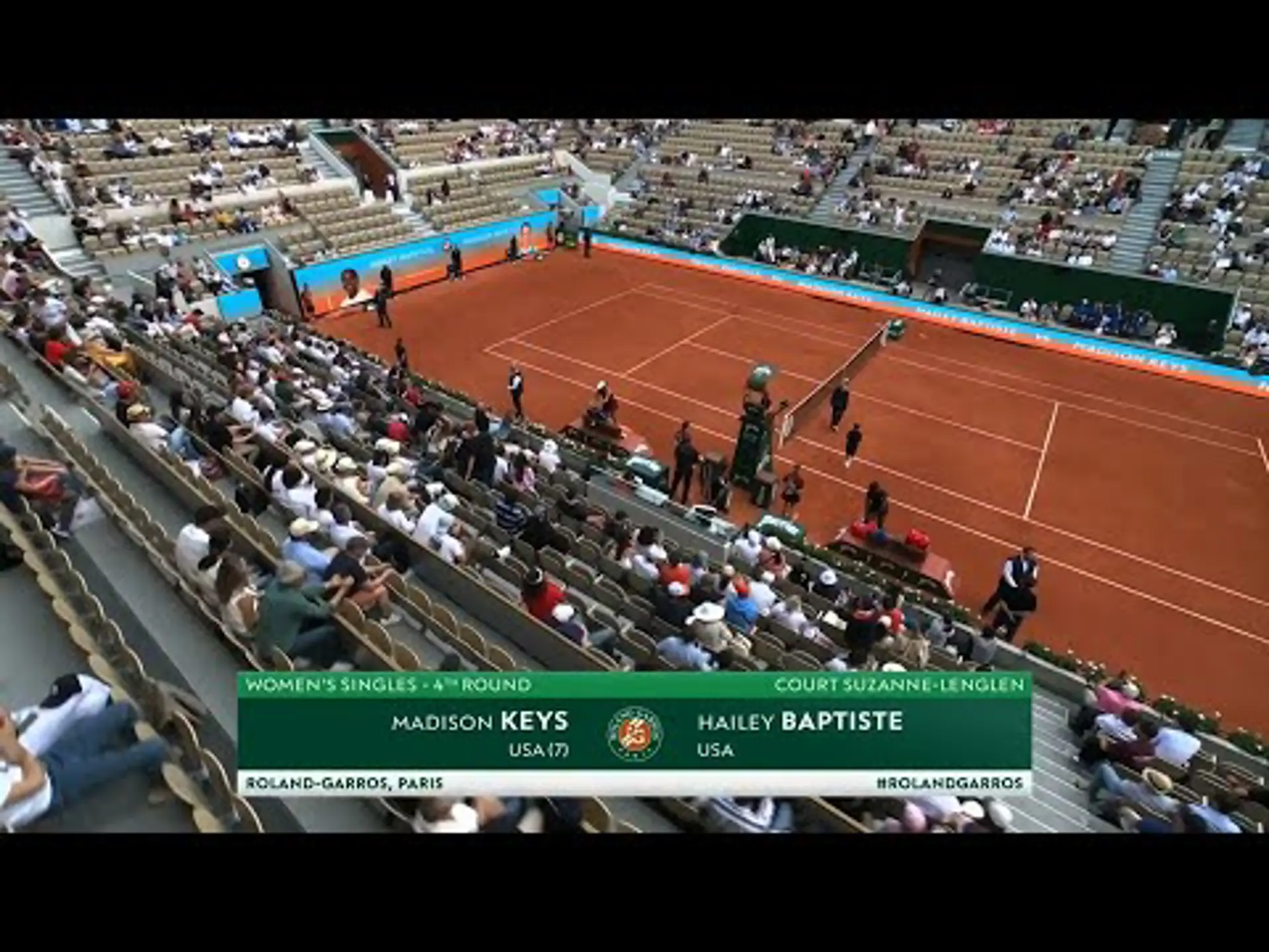 Madison Keys vs Hailey Baptiste|  Day 5 | Highlights | Roland Garros
