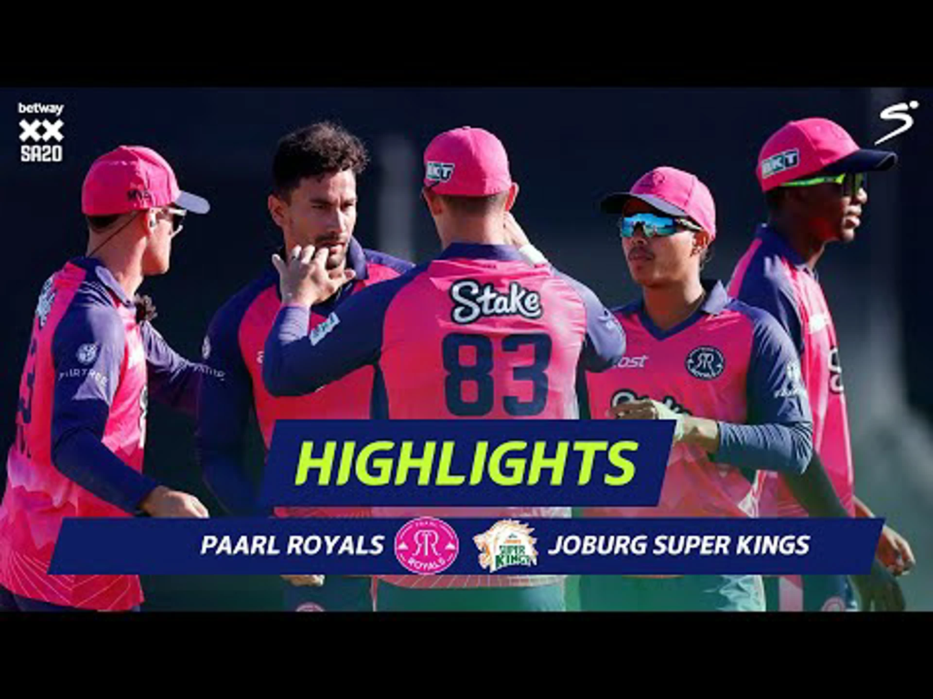 Paarl Royals v Joburg Super Kings | Short Highlights | Betway SA20