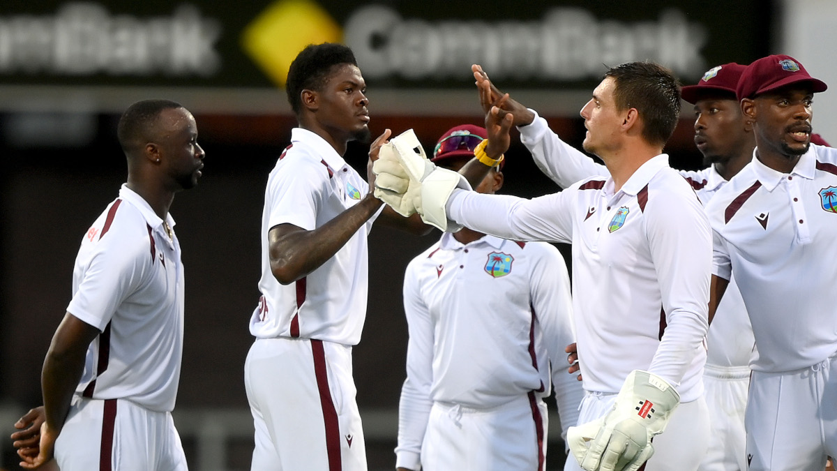 Windies pacemen ruin Australia's day in gripping pink-ball test