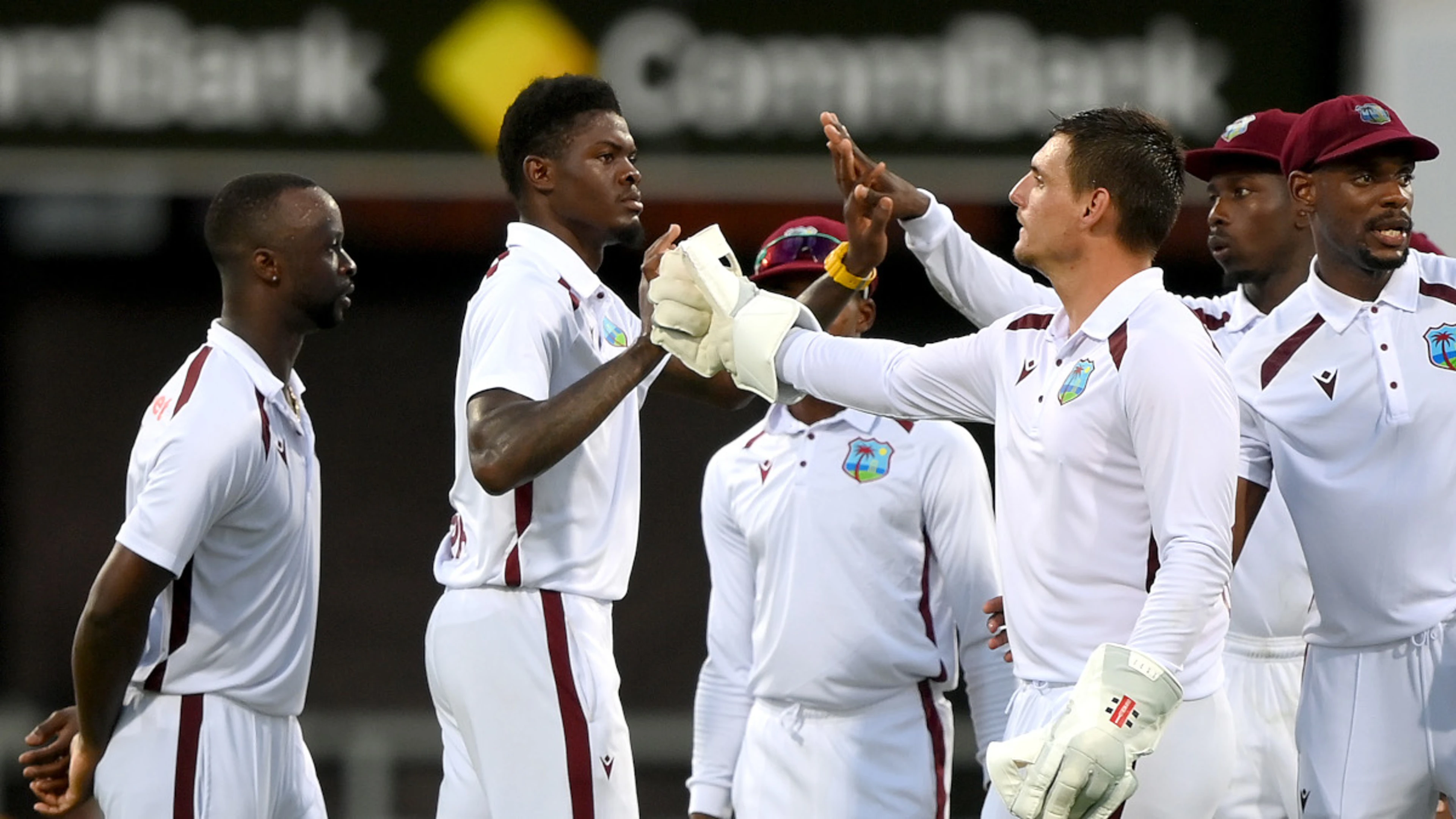 Windies pacemen ruin Australia's day in gripping pink-ball test