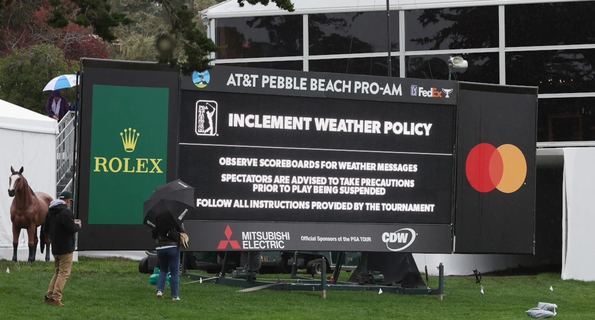 Bad weather postpones PGA Pebble Beach final round to Monday SuperSport