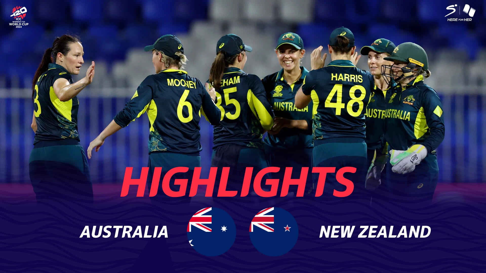 Australia v New Zealand | Match Highlights | ICC Women's T20 World Cup