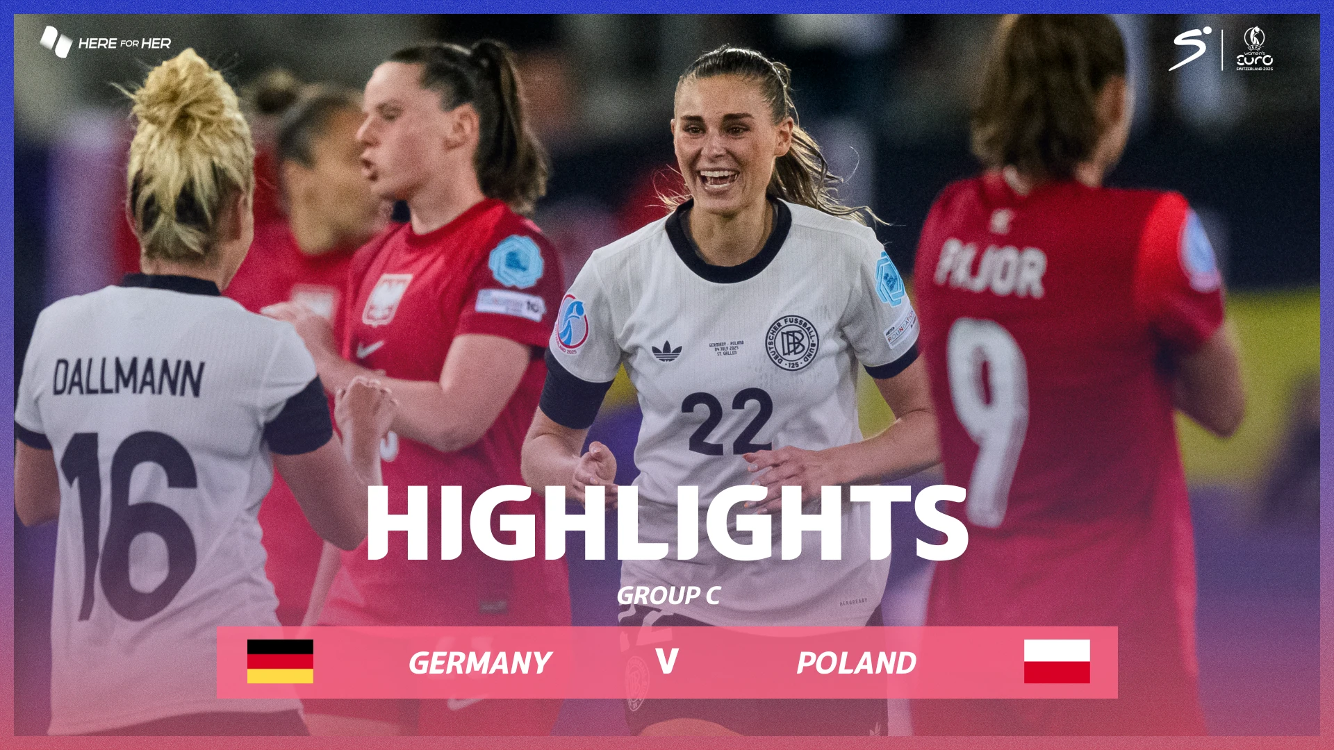 Germany v Poland | Match Highlights | UEFA Women's Euro
