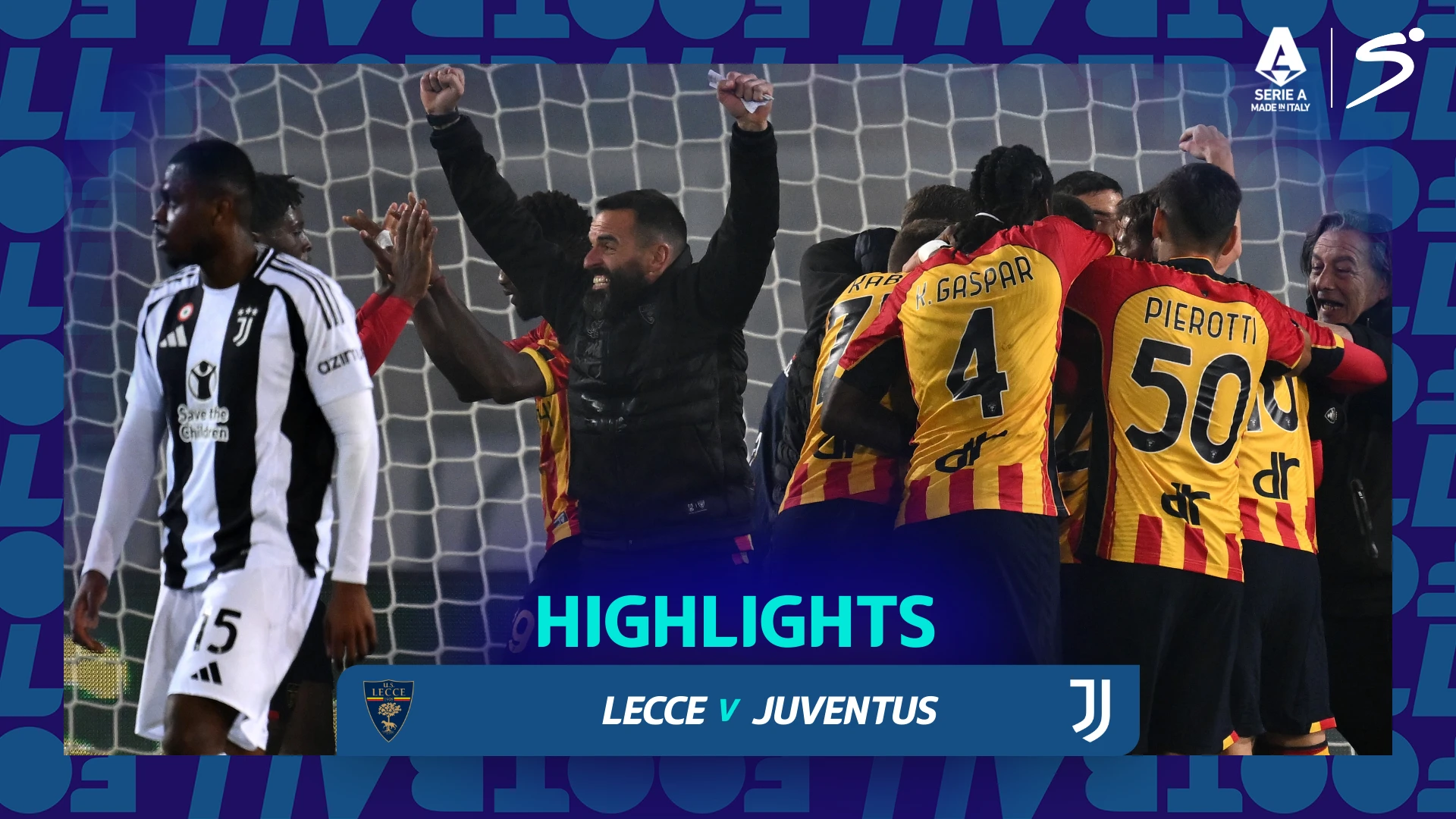 Lecce v Juventus | Match Highlights | Italian Serie A Matchday 14