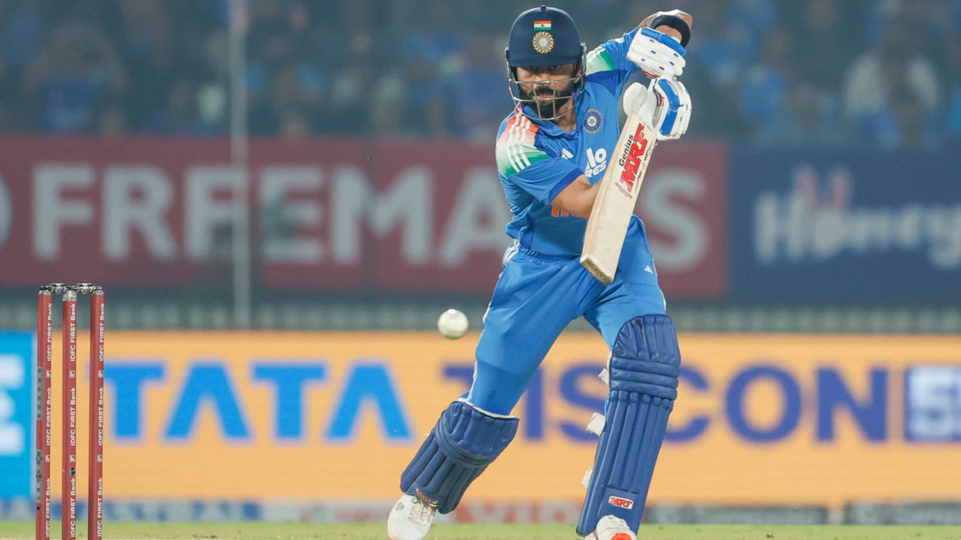 Kohli hits 93 as India edge New Zealand in ODI opener