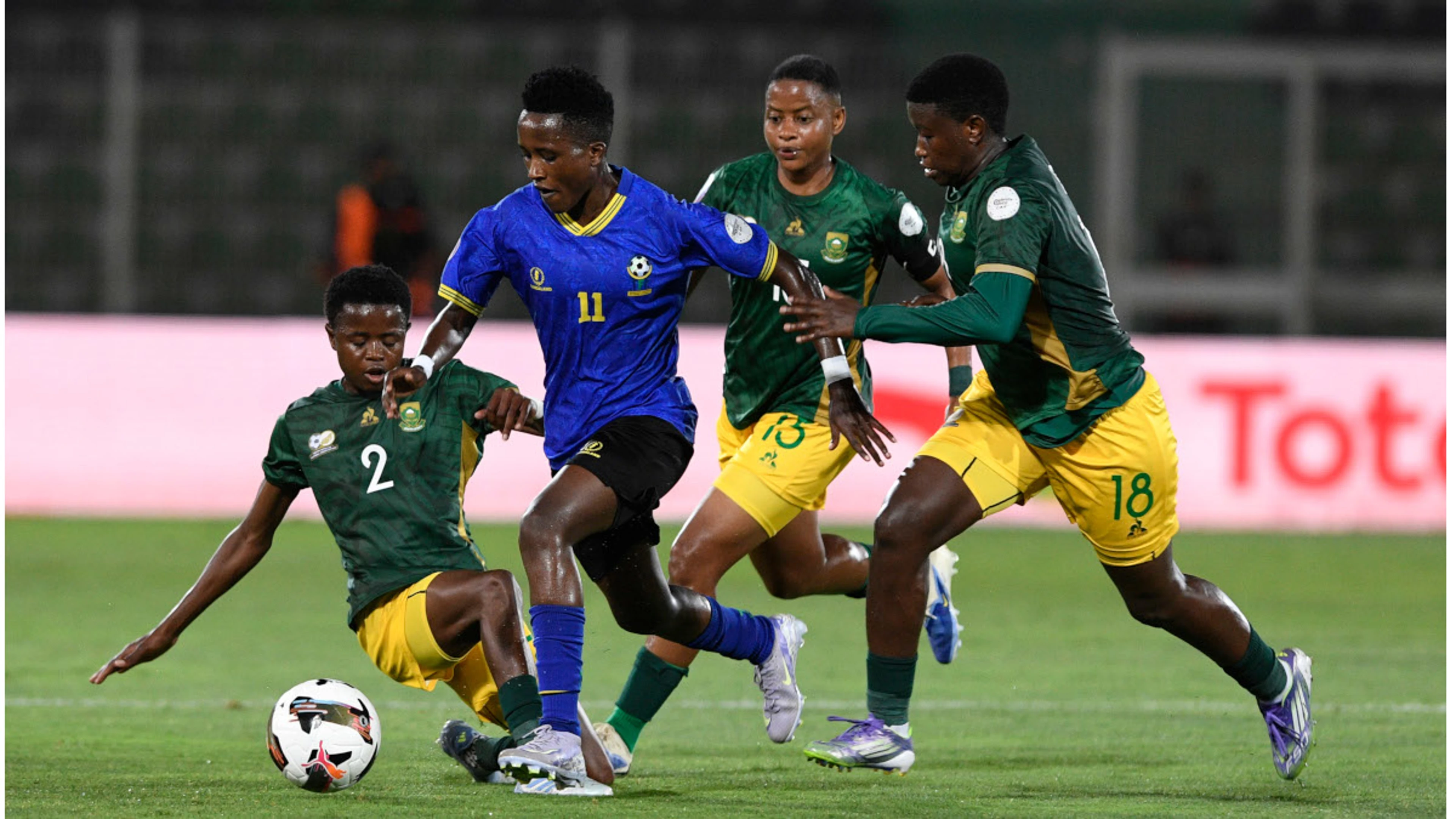 Tanzania stun South Africa to earn first WAFCON point
