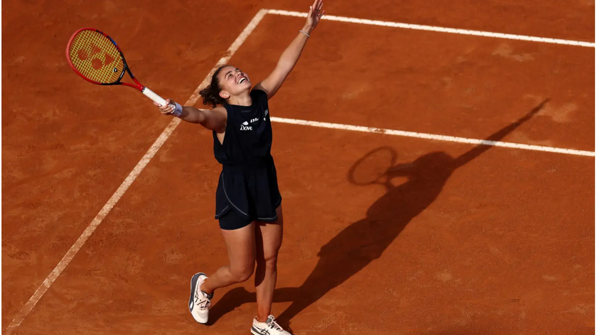 ITALIAN JOY: Paolini delights home crowd by reaching Rome final