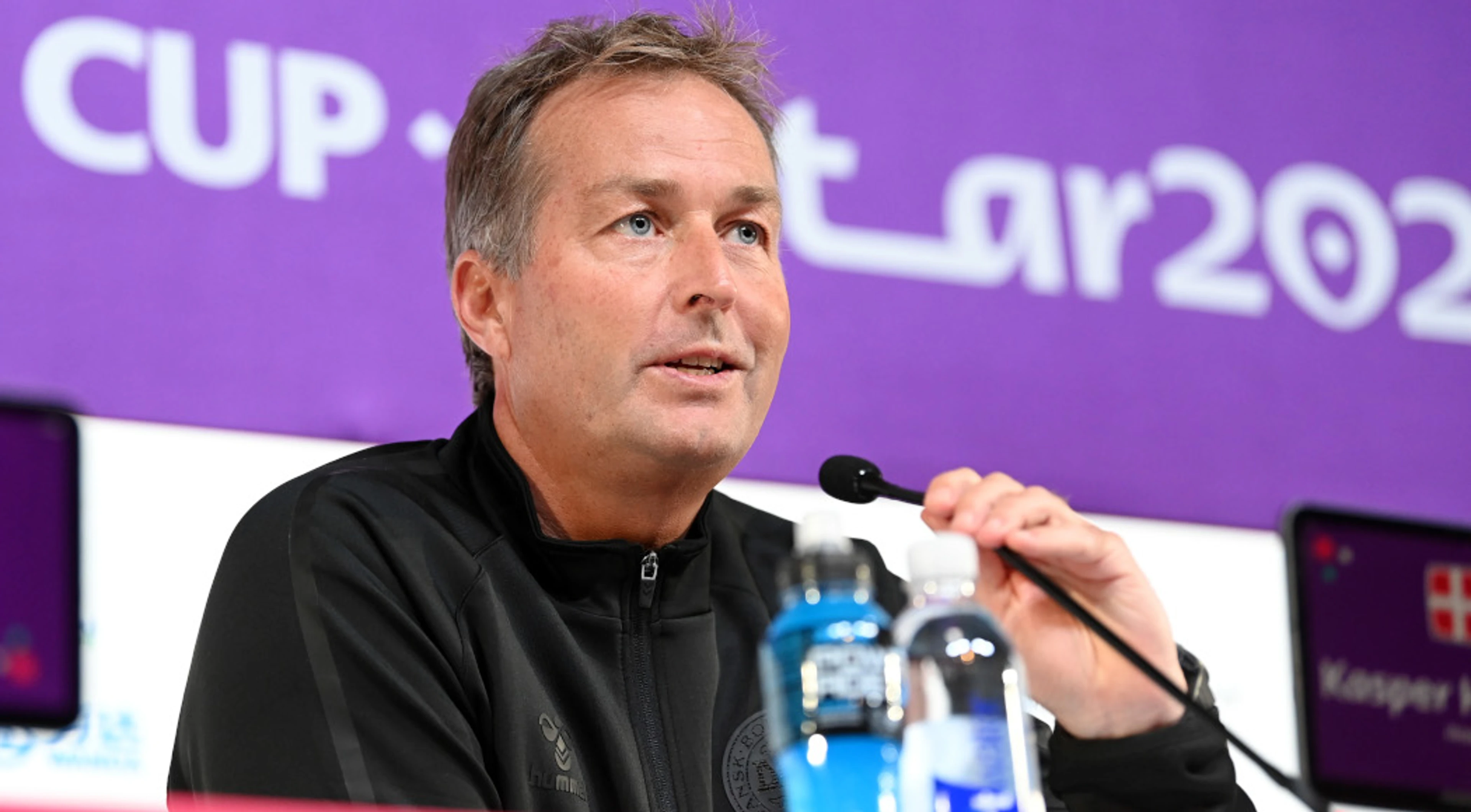 Denmark coach says 'emotions high' for must-win World Cup clash