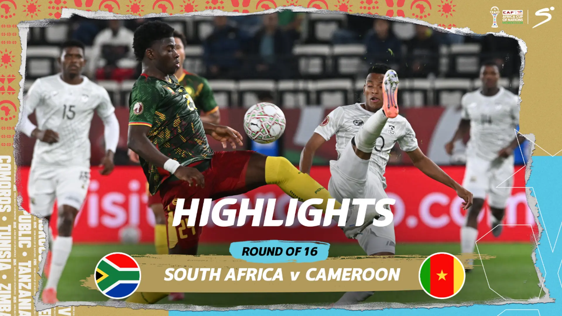 South Africa v Cameroon | Match in 3 | CAF Africa Cup of Nations Morocco 2025