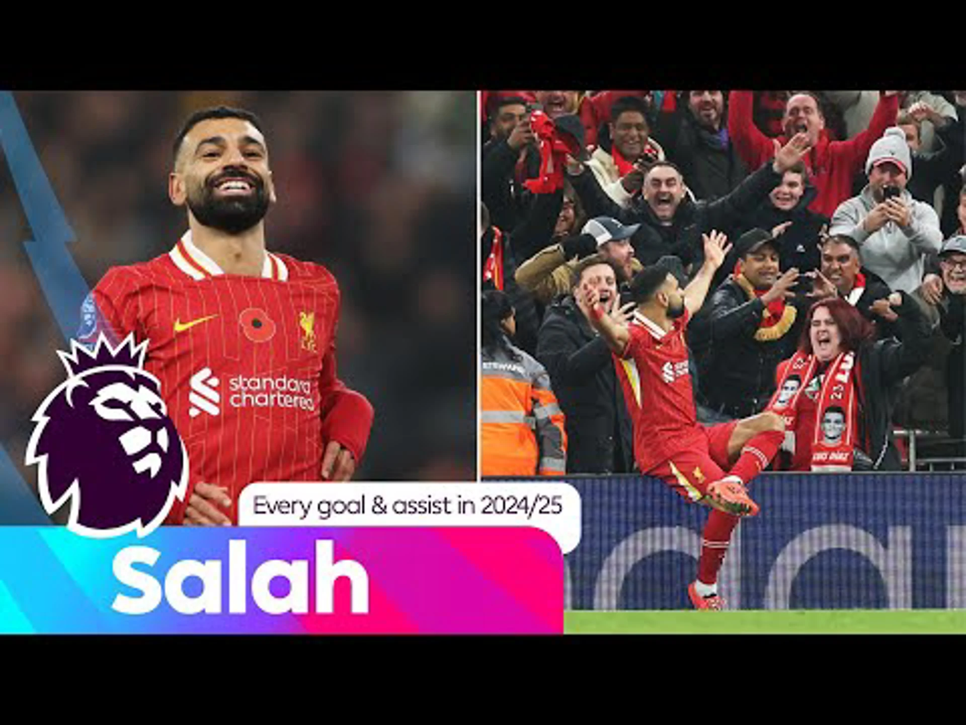 On Fire | Every Mo Salah goal and assist | Premier League