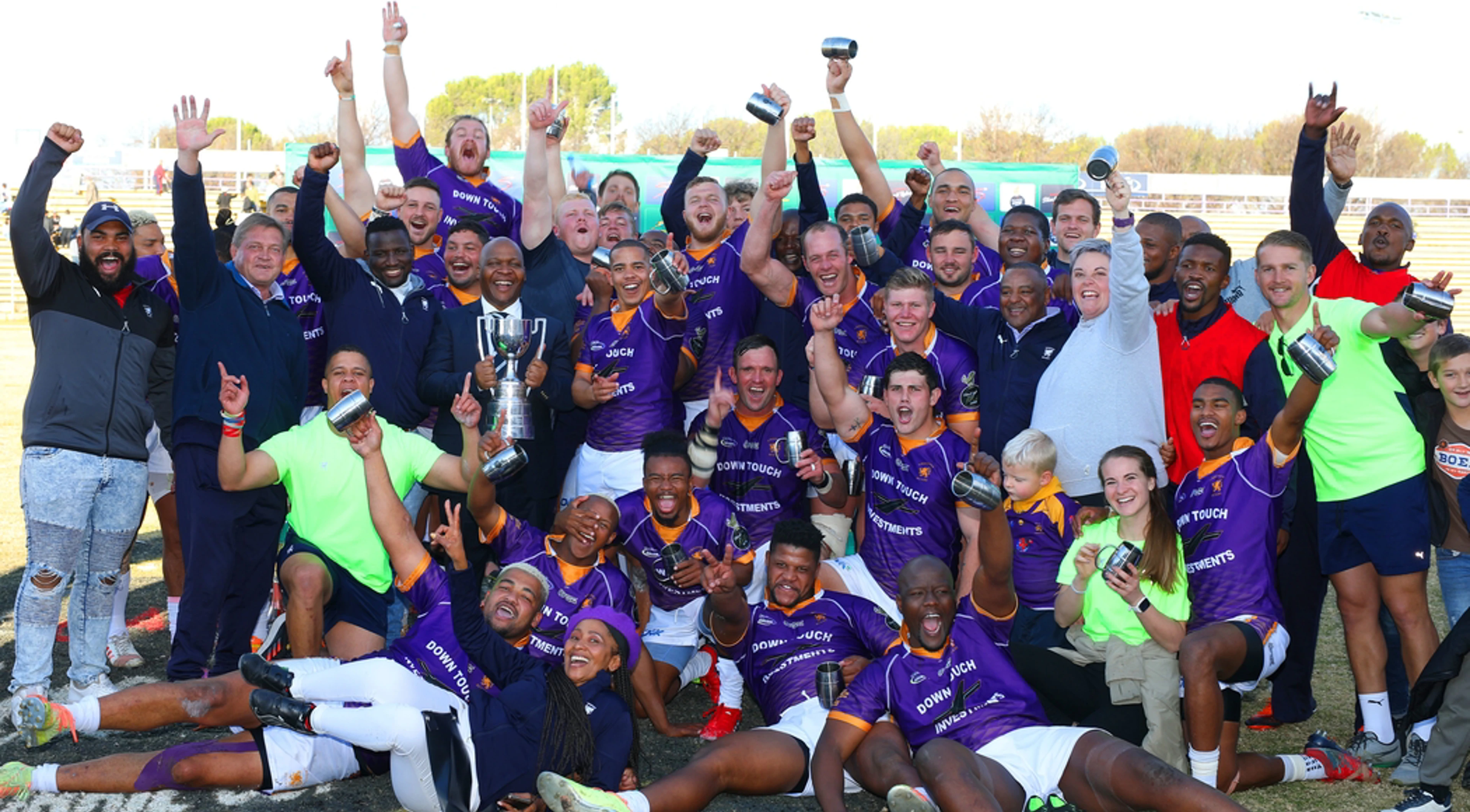 Griffons overpower Elephants for First Division title