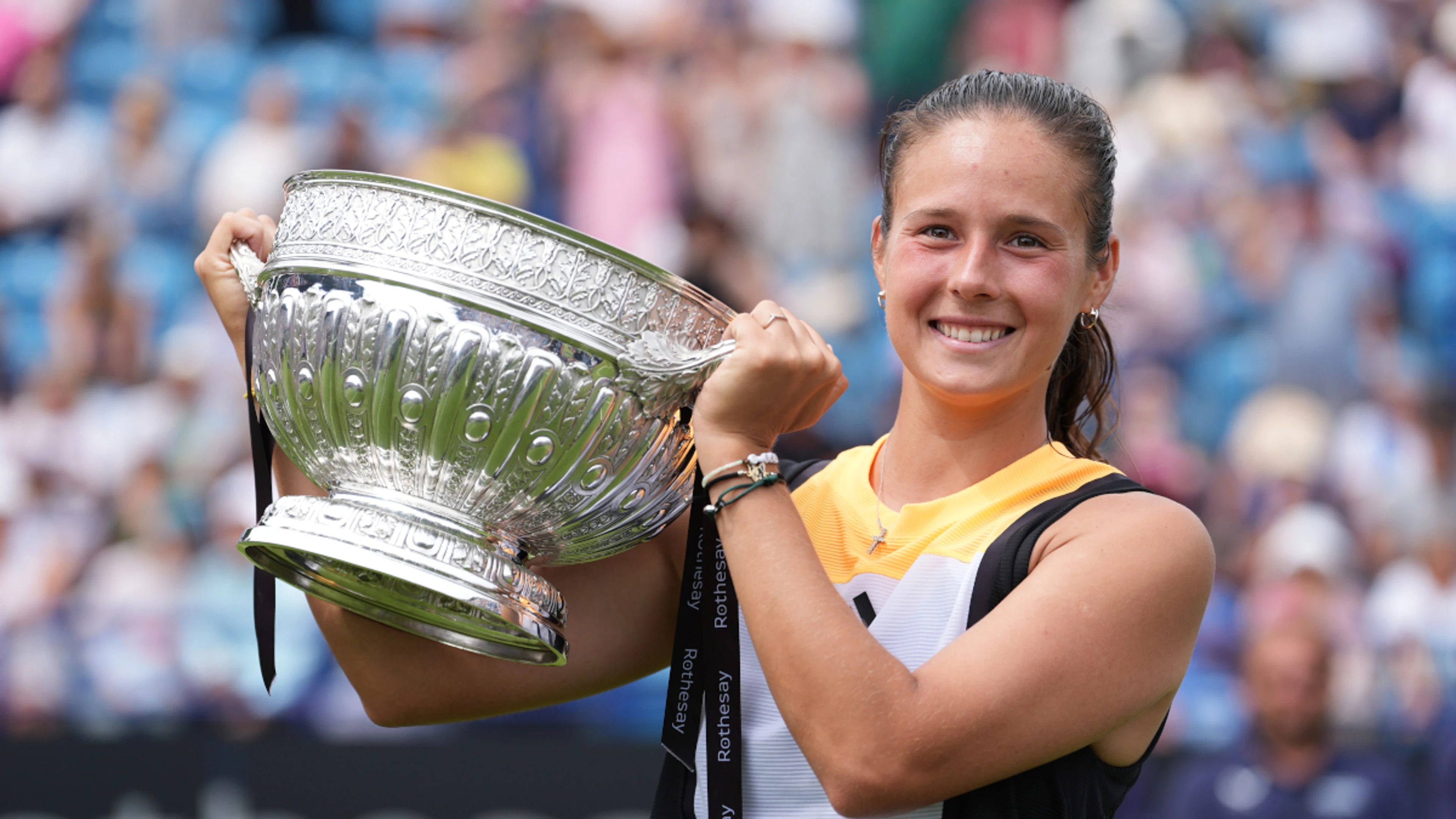Second-time lucky for Kasatkina as she wins Eastbourne WTA final