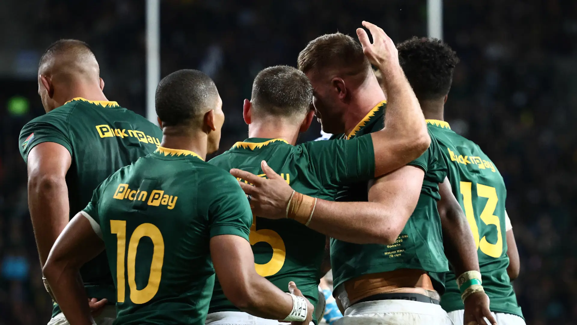 Springboks overcome Wiese red card to crush Italy