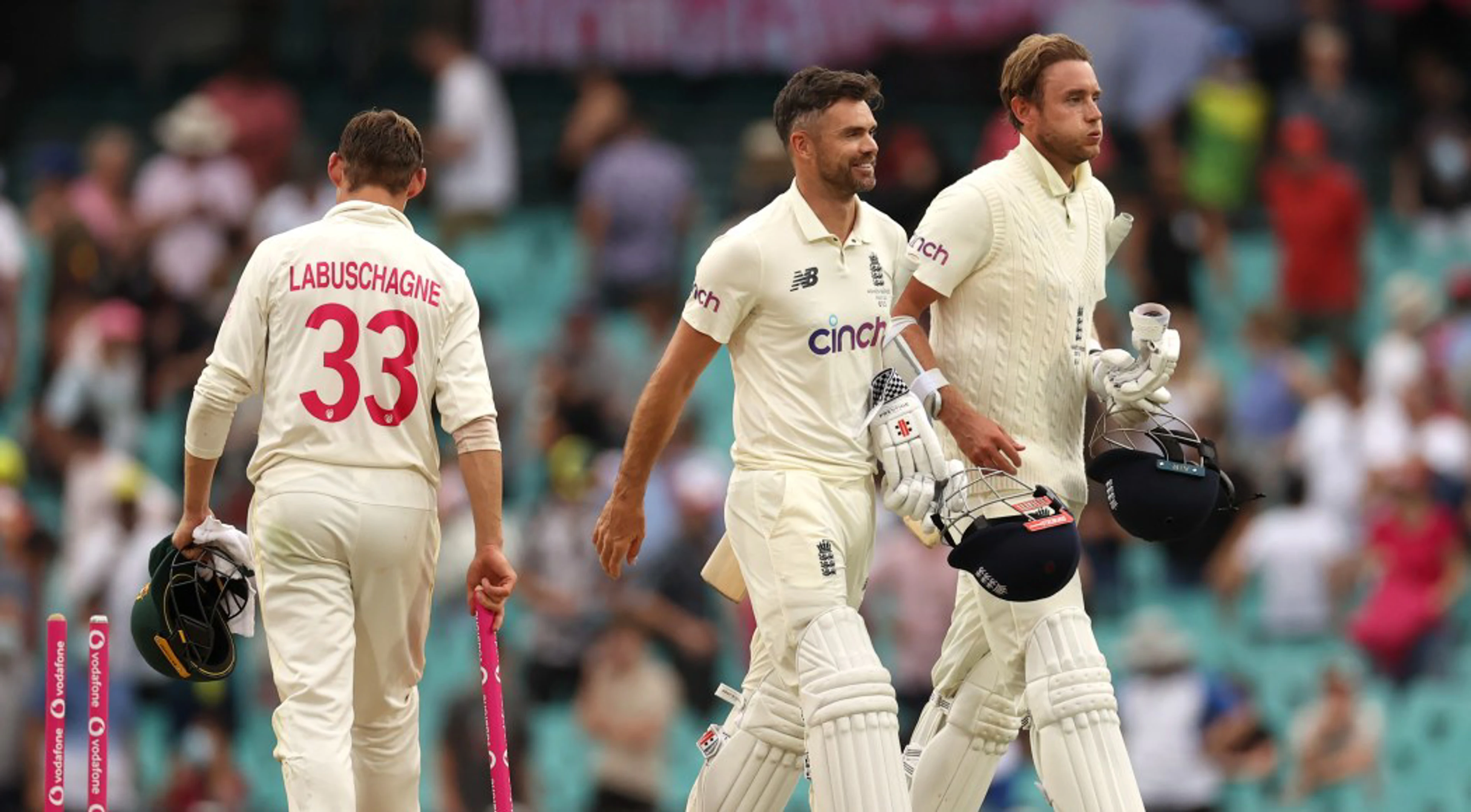 England last-wicket pair hang on to draw 4th Ashes test