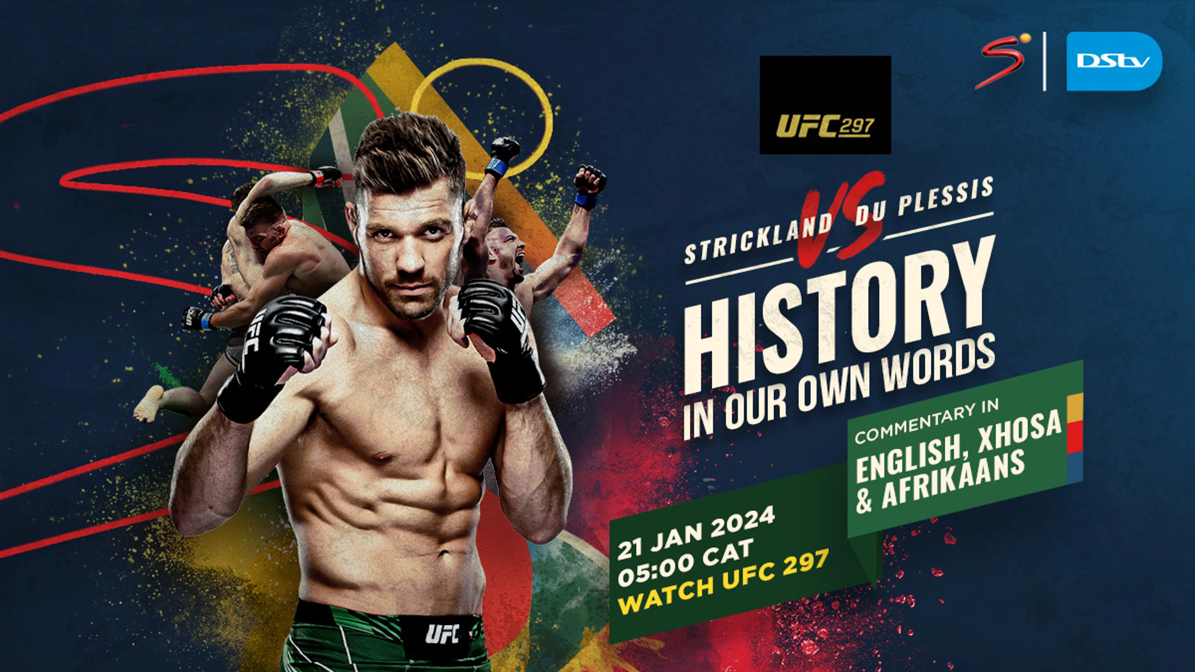 History beckons for South African fighter Du Plessis at UFC