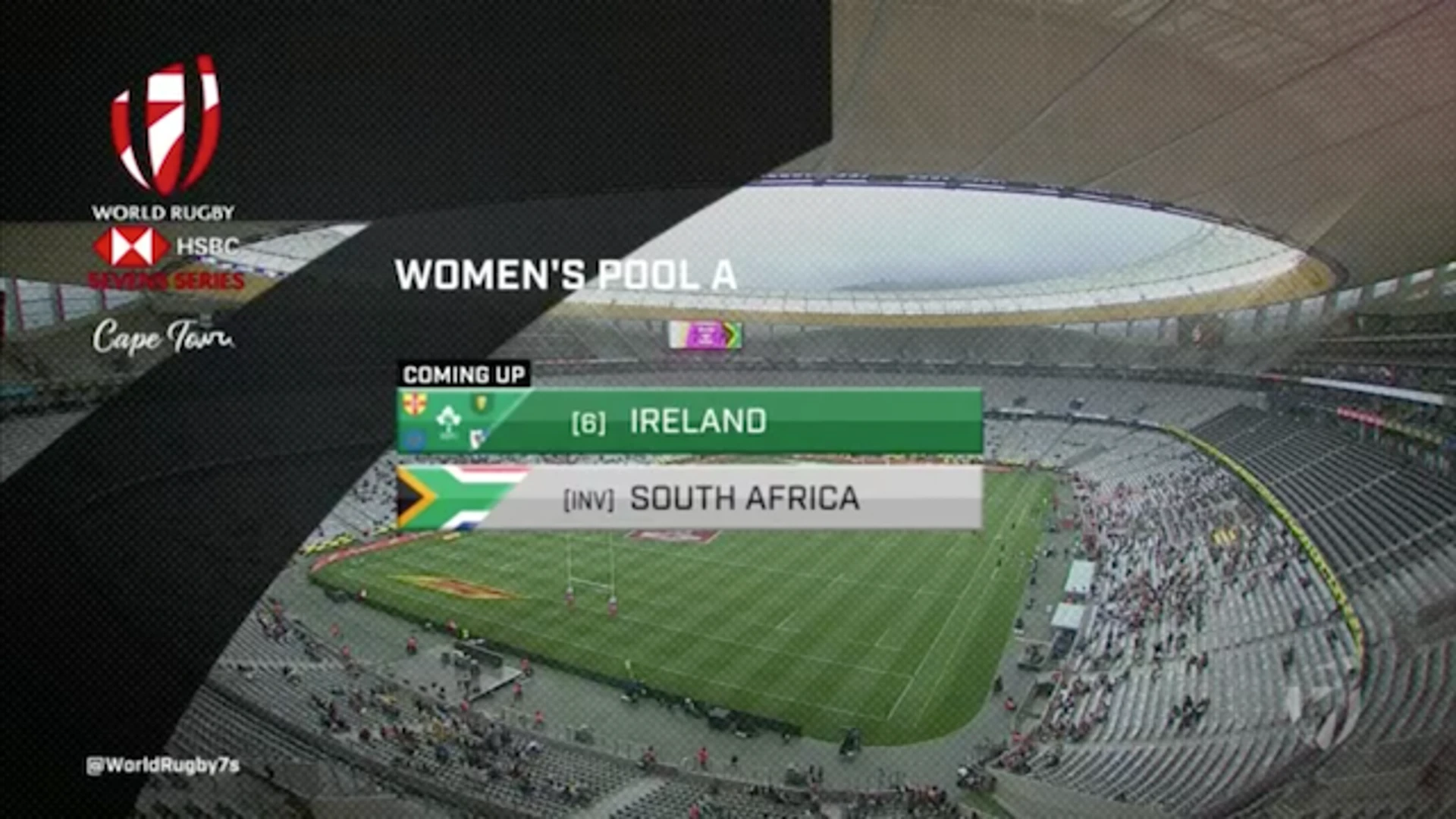 HSBC Women's Sevens Series Cape Town | Ireland v South Africa | Highlights