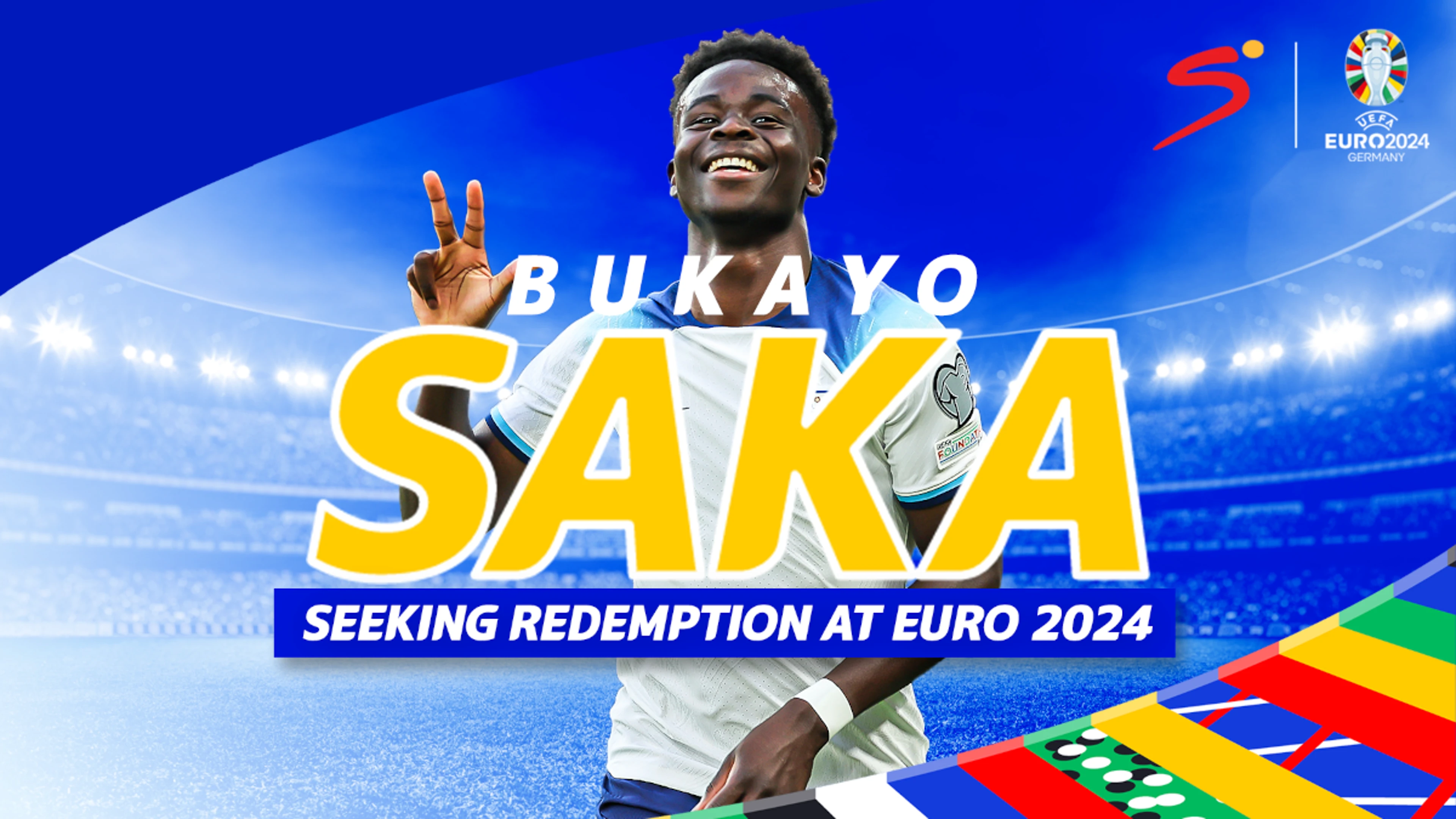 Saka seeking redemption at Euro 2024
