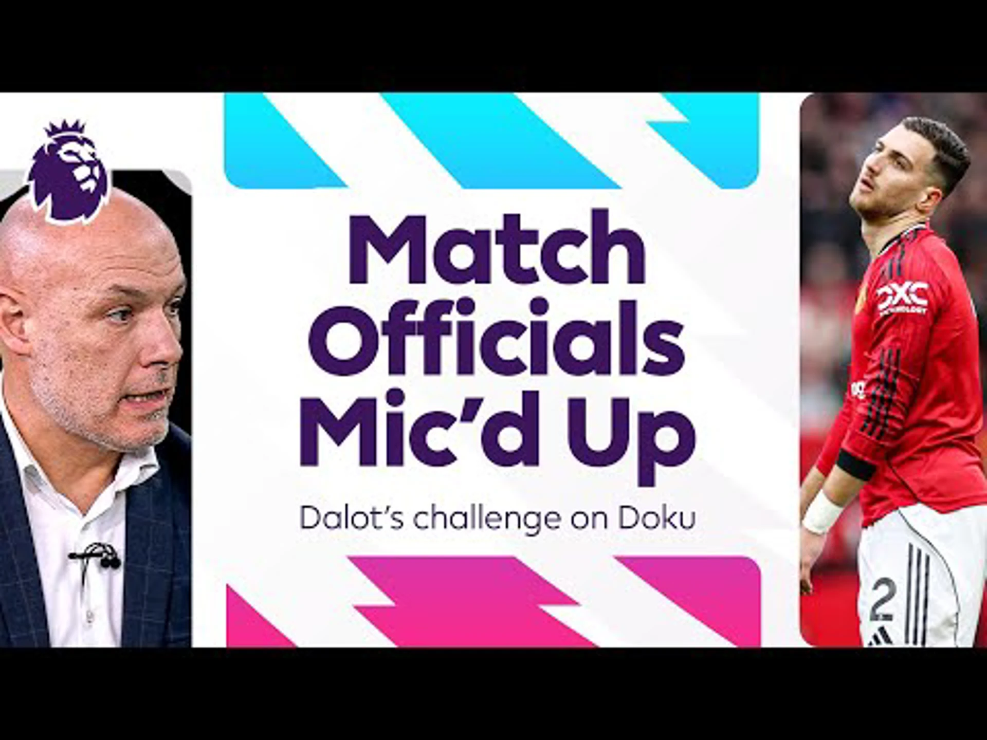 Dalot's challenge on Doku in the Manchester derby | Match Officials Mic'd Up