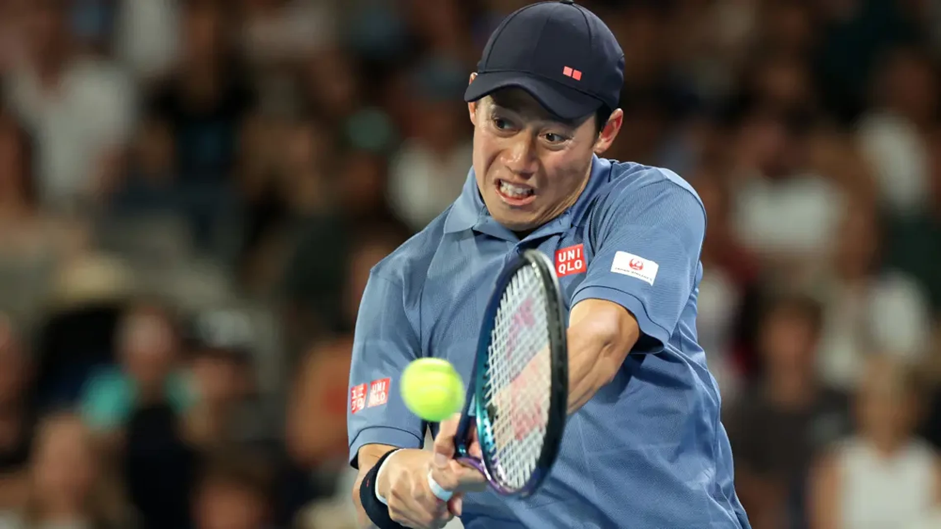 TOUGH FIGHT: Nishikori rolls back the years in five-set Melbourne epic