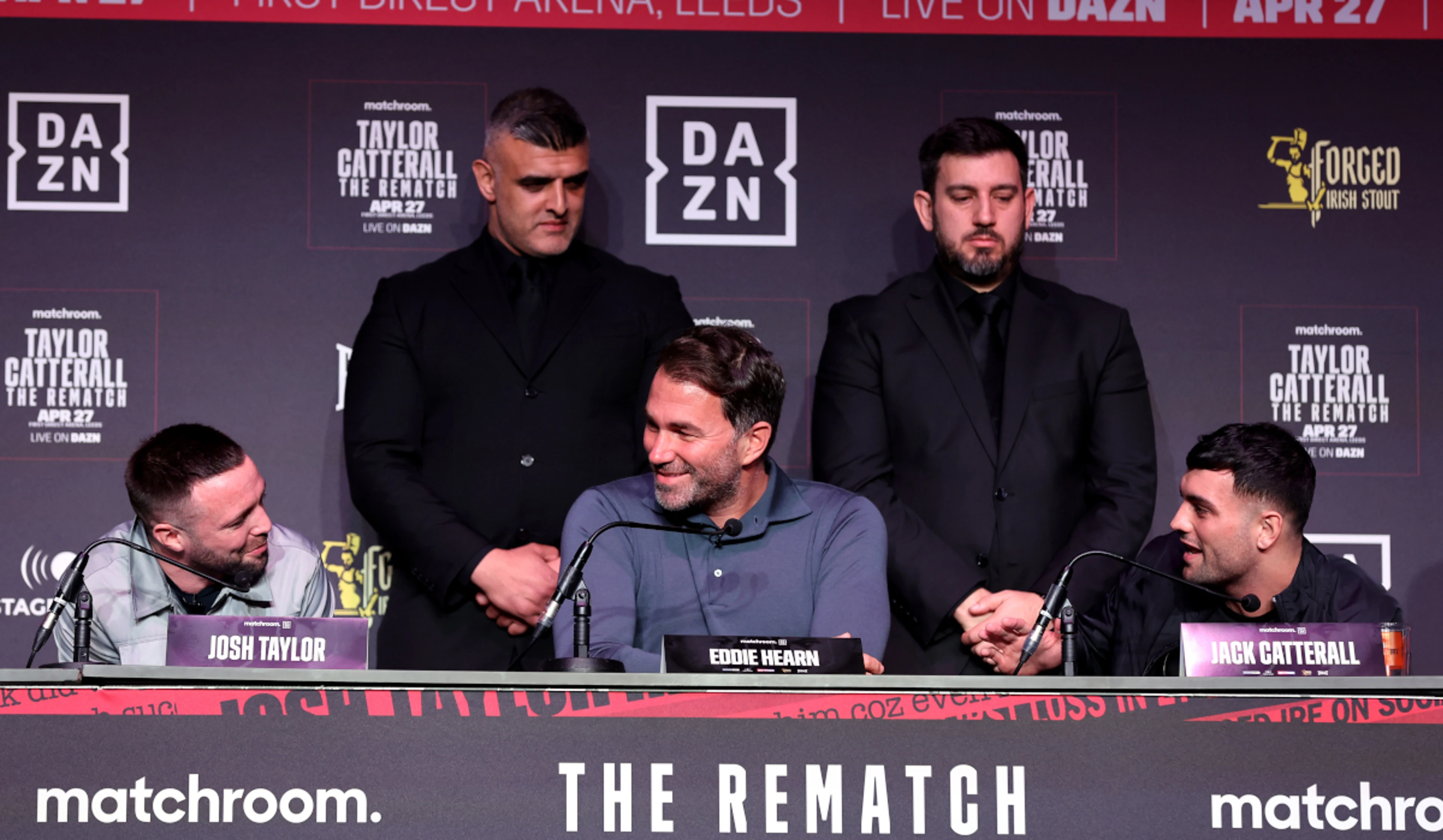 Josh Taylor and Jack Catterall meet in a rematch