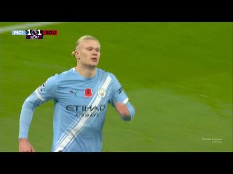 Erling Haaland | 33ʳᵈ Minute Goal v Bournemouth