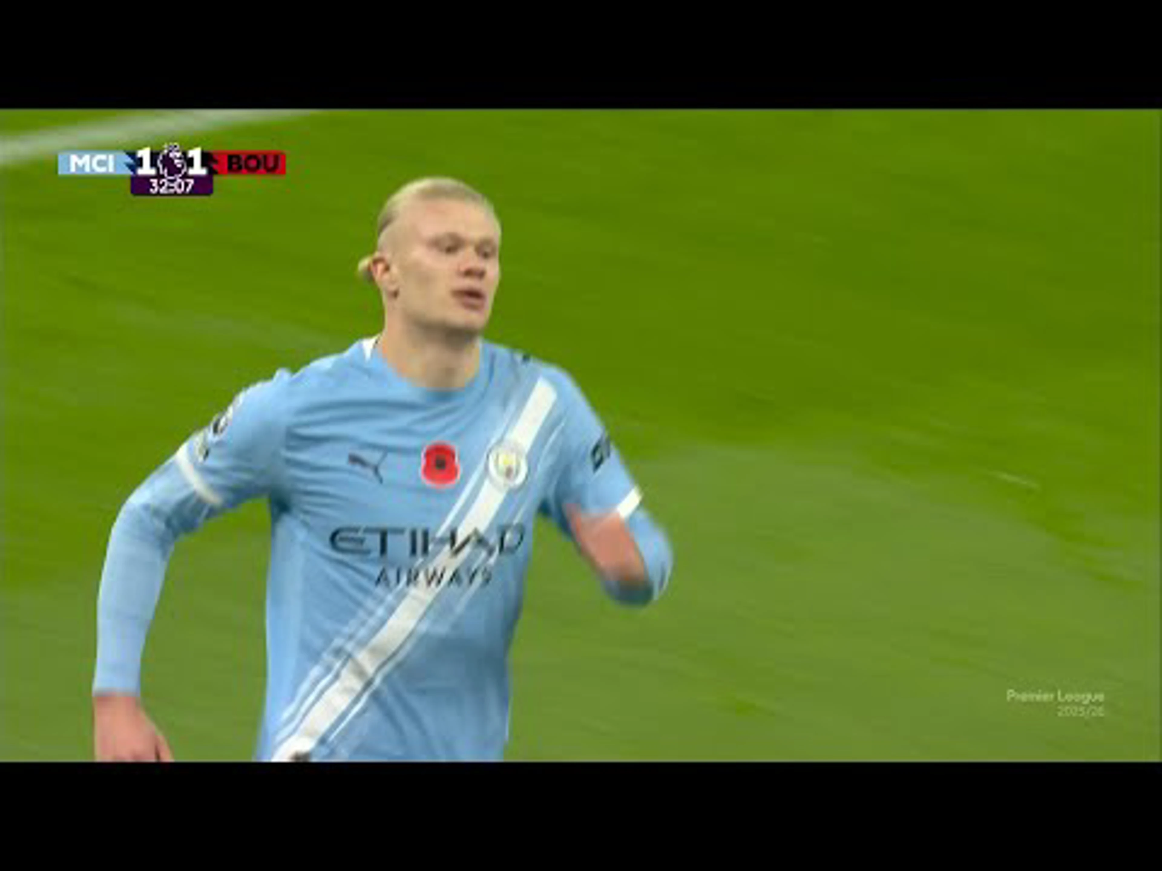 Erling Haaland | 33ʳᵈ Minute Goal v Bournemouth