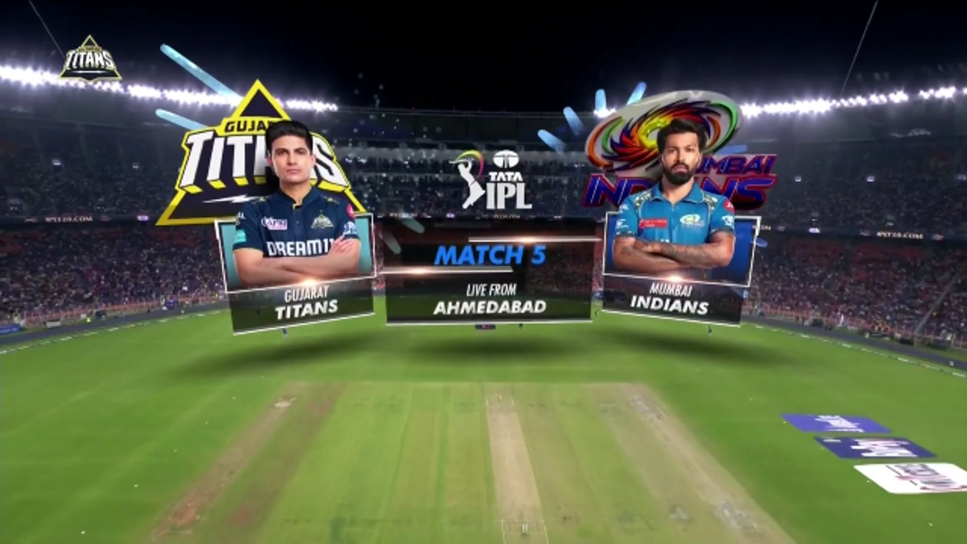 Gujarat Titans v Mumbai Indians | Match Highlights | Indian Premier League T20