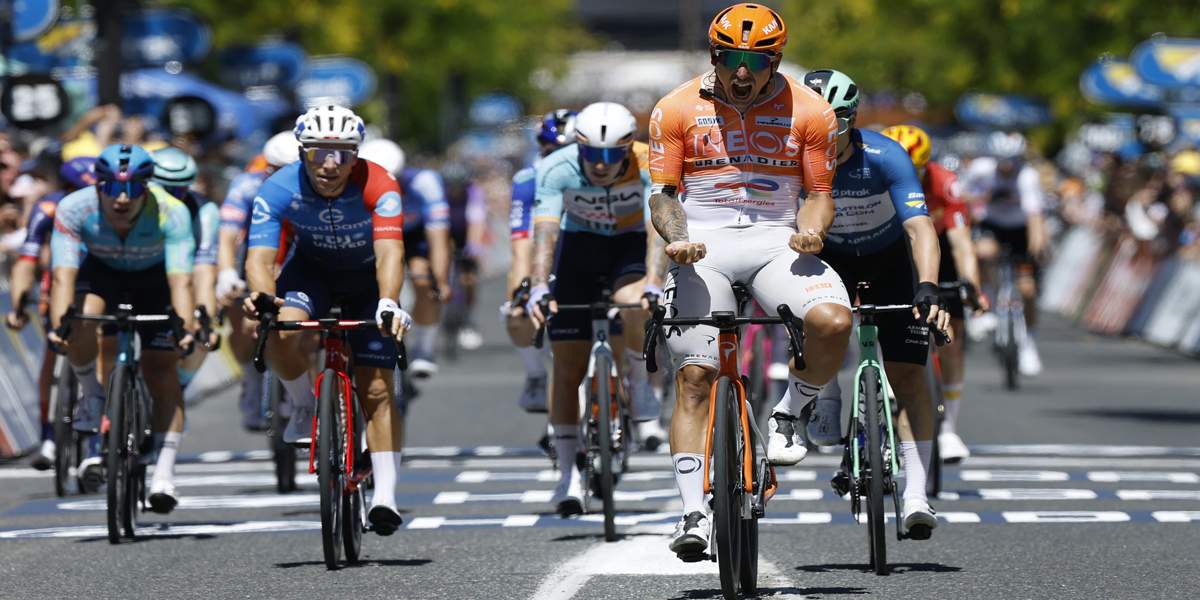 Welsford storms to Tour Down Under stage as Vine holds GC lead