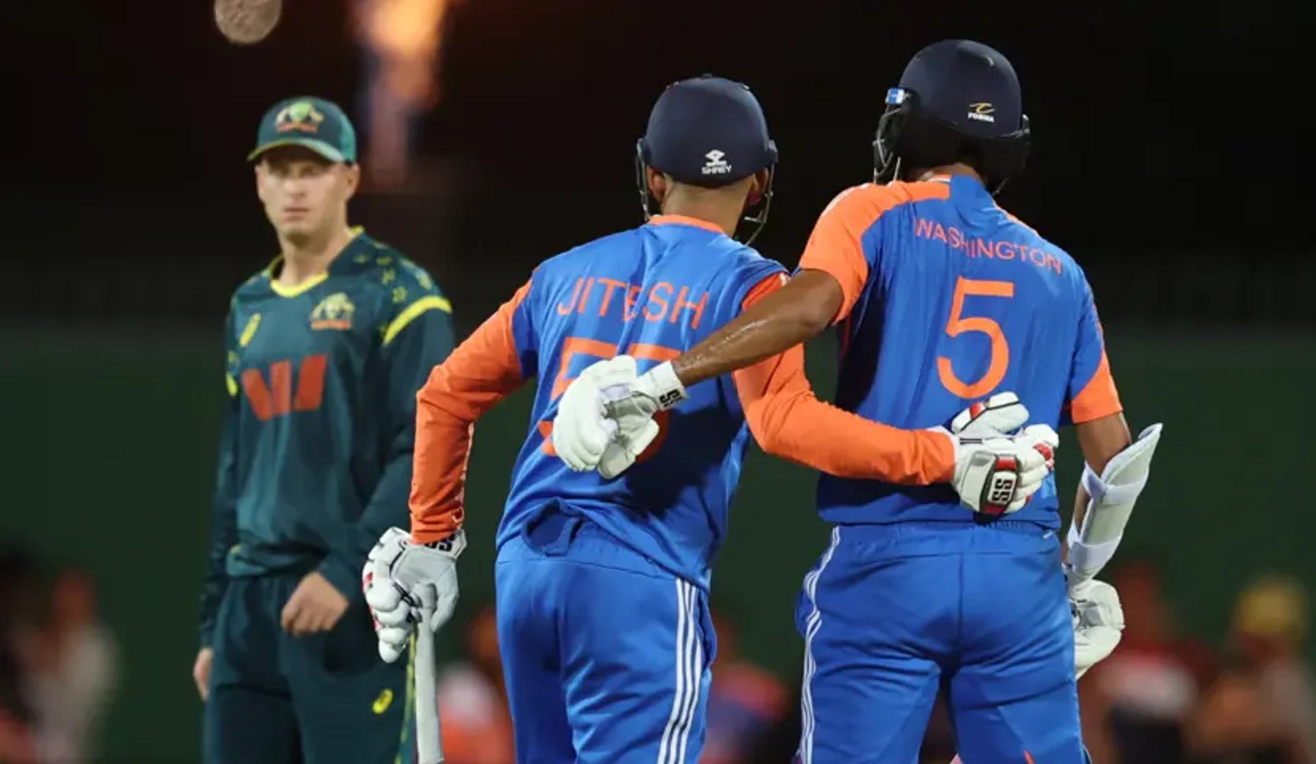 ALL-ROUND BRILLIANCE: Sundar shines as India level T20 series with Australia