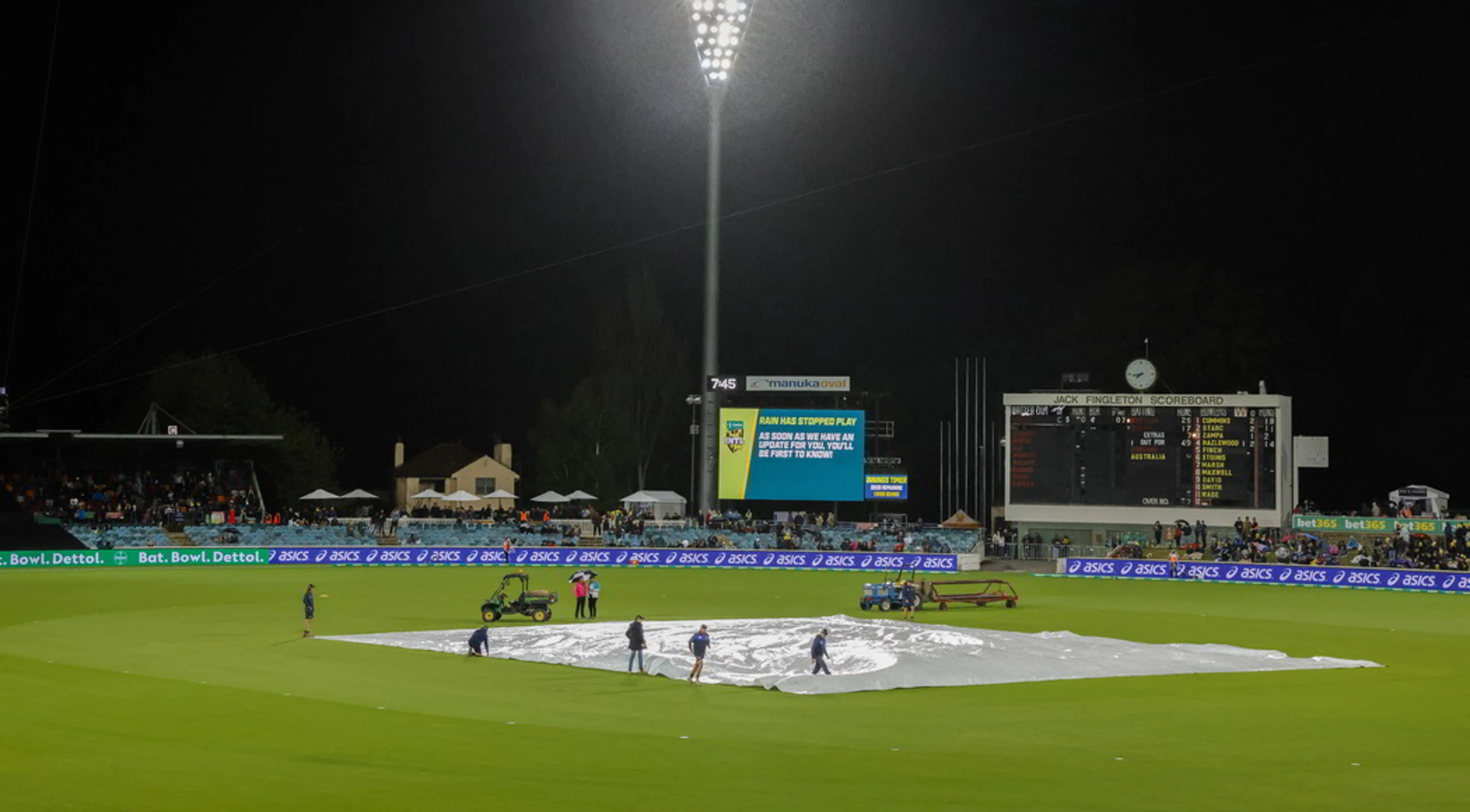 Buttler's 65 helps England to 112 in 12 overs as rain hits T20