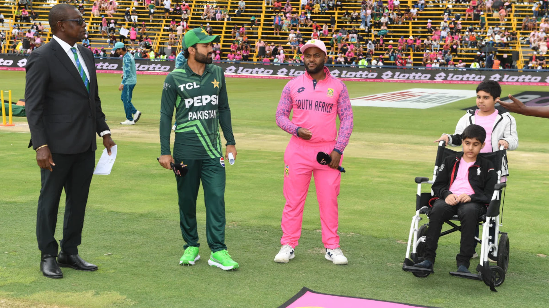 Rabada strikes before rain again interrupts Pink Day ODI