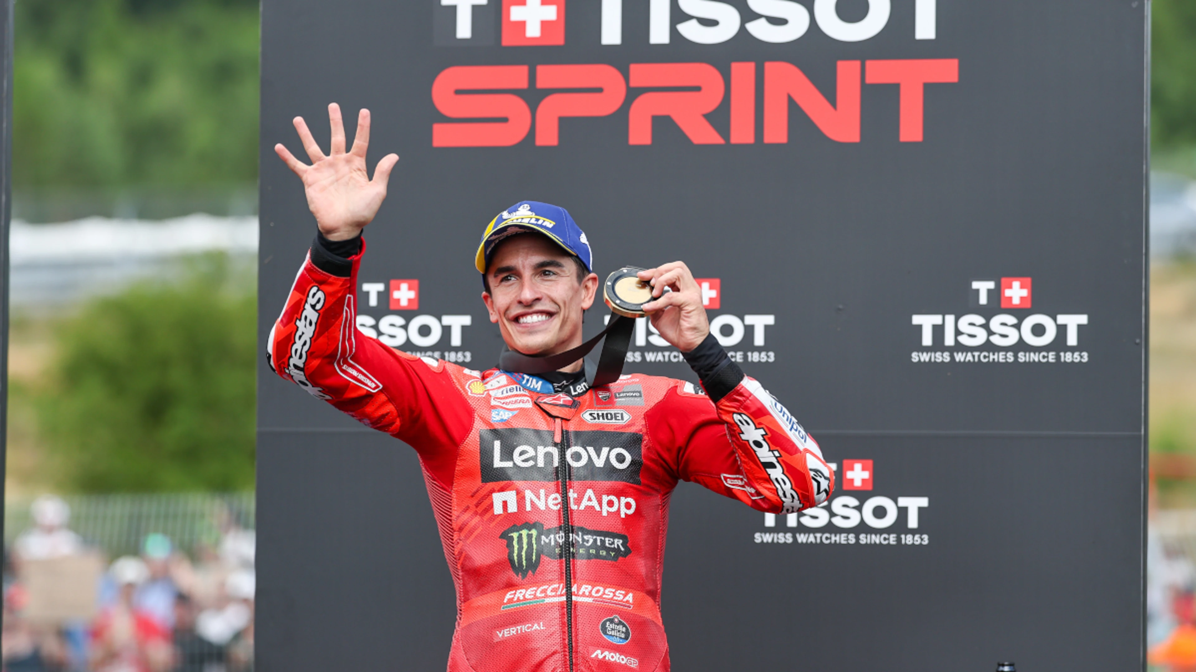 Ducati's Marquez wins Czech GP sprint after penalty scare