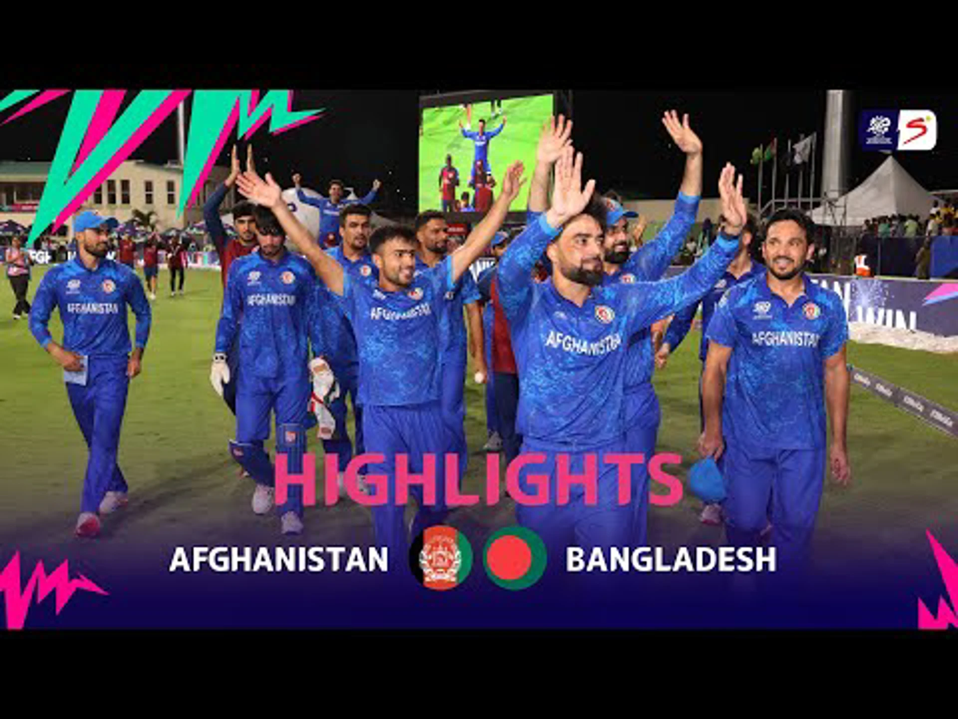Afghanistan v Bangladesh | Match Highlights | ICC T20 World Cup Group 1