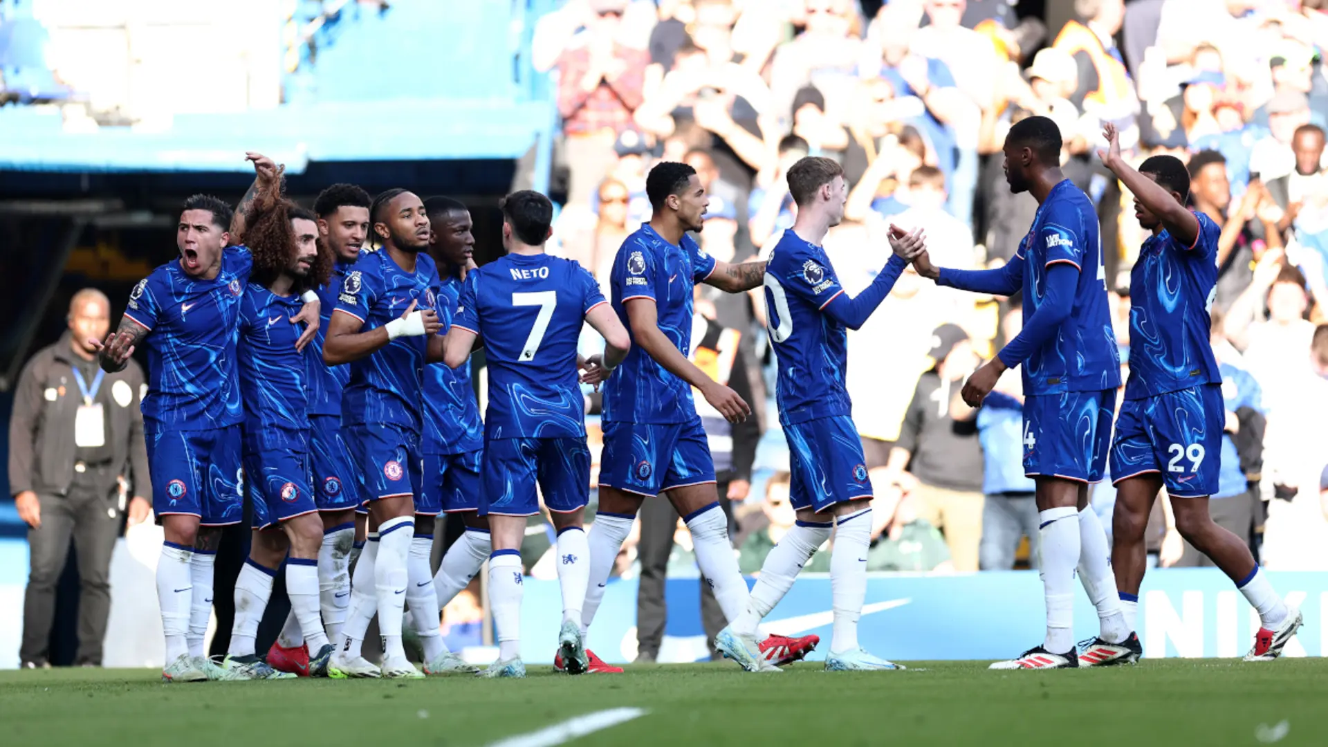 Cucurella strike against Leicester sends Chelsea fourth