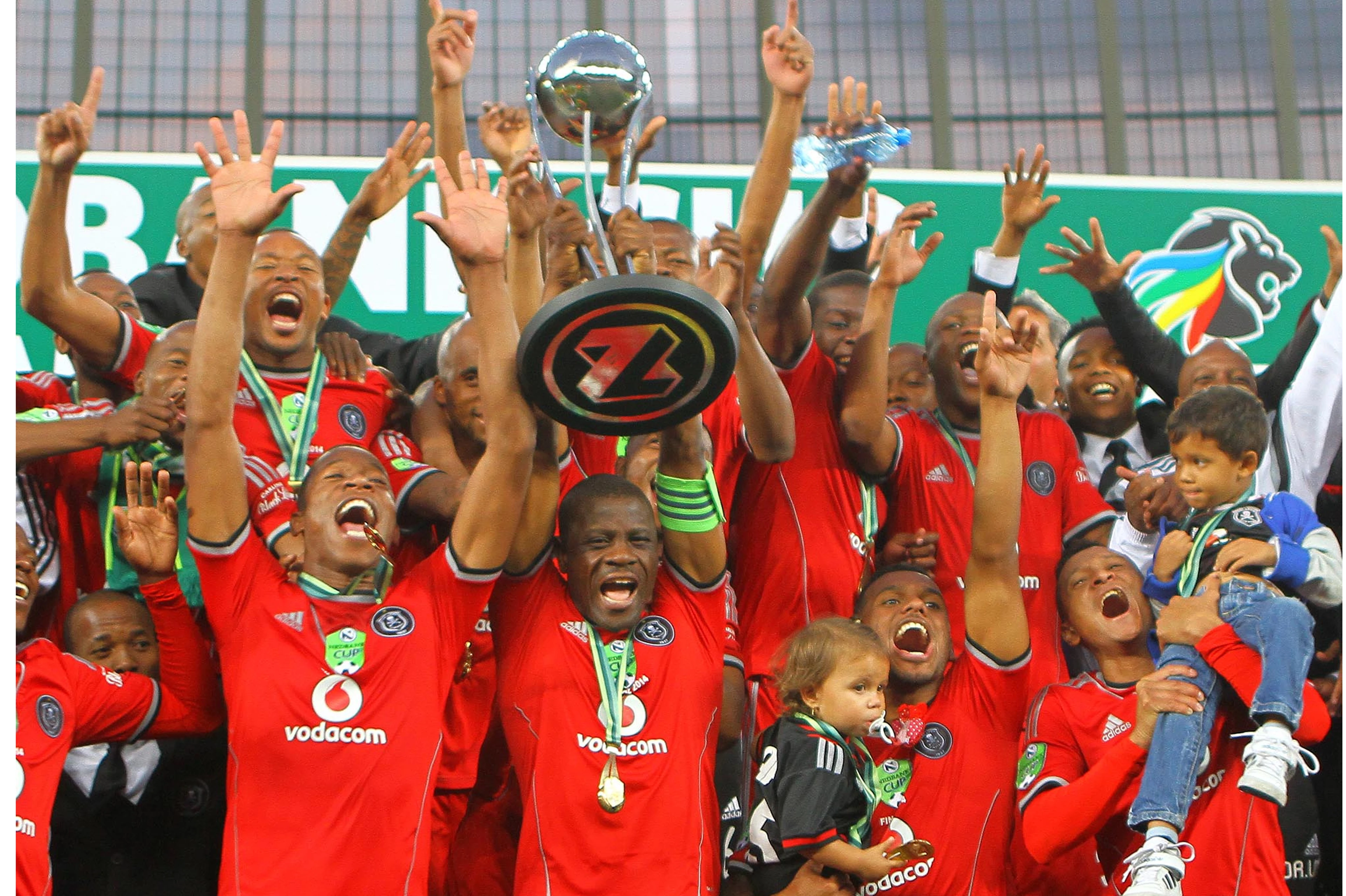 Where are the Orlando Pirates class that won the 2014 Nedbank Cup?