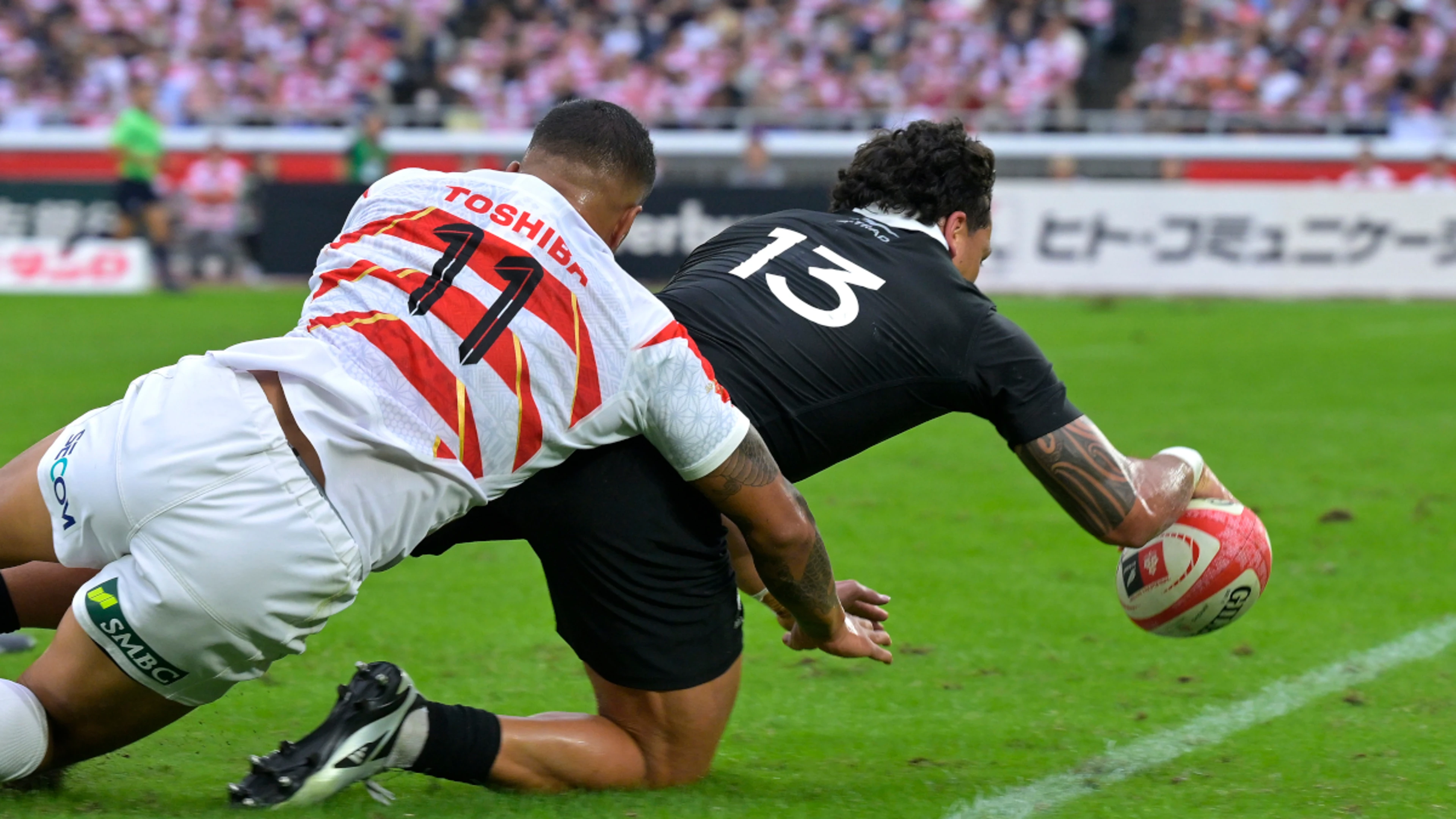 All Blacks crush Japan in Yokohama