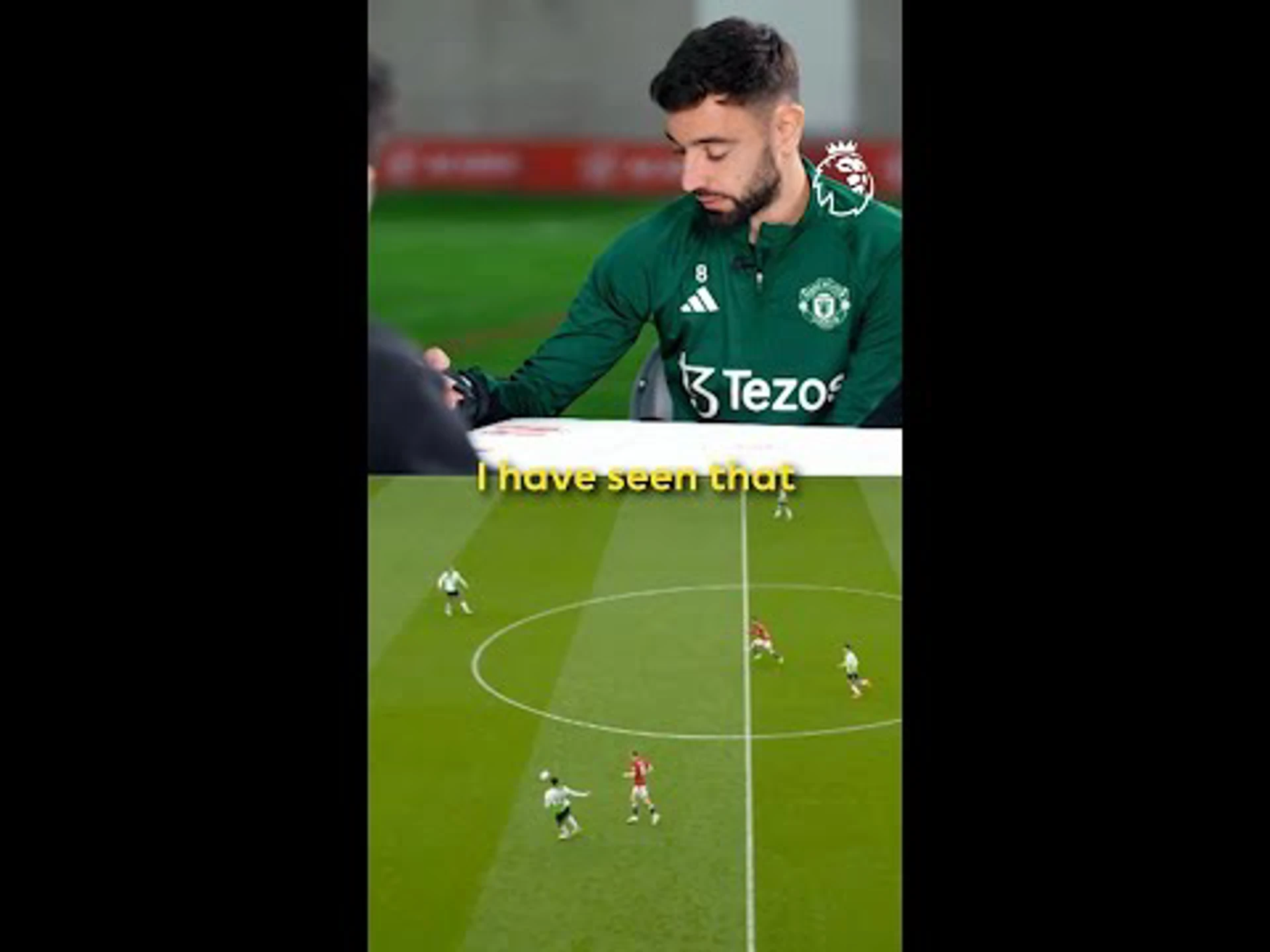 ASTONISHING | Bruno Fernandes talks through his halfway line strike against Liverpool!