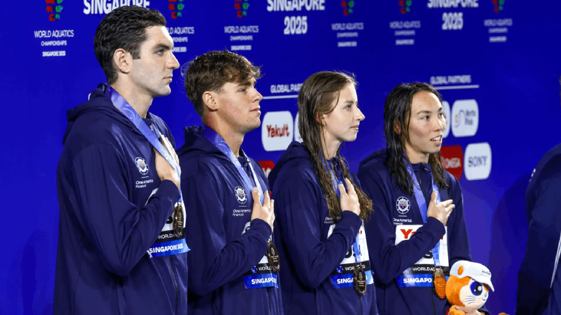 Mixed 4x100m Freestyle Relay | Final Highlights | World Aquatics Championships