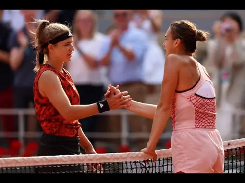 Roland Garros | Women’s singles | SF 1 | Karolina Muchova v Aryna Sabalenka | Highlights