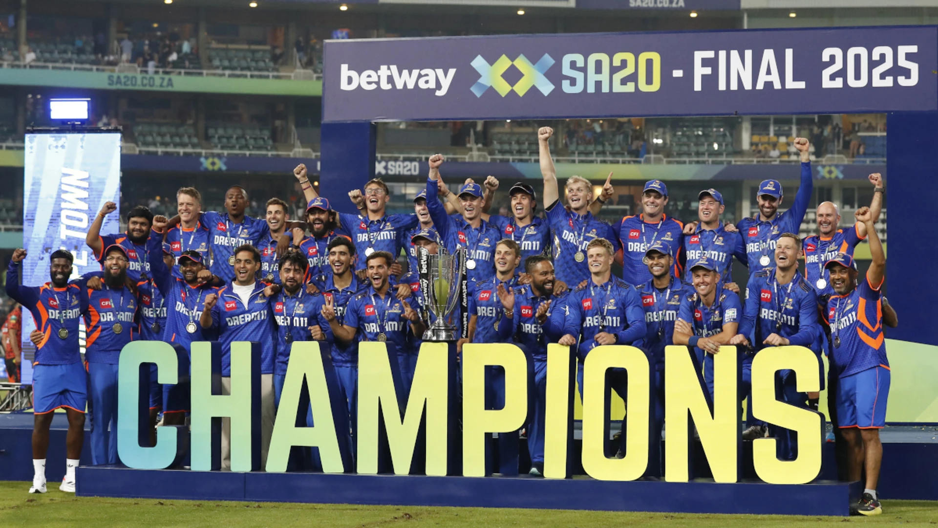 MI Cape Town crush Sunrisers to clinch first SA20 title 